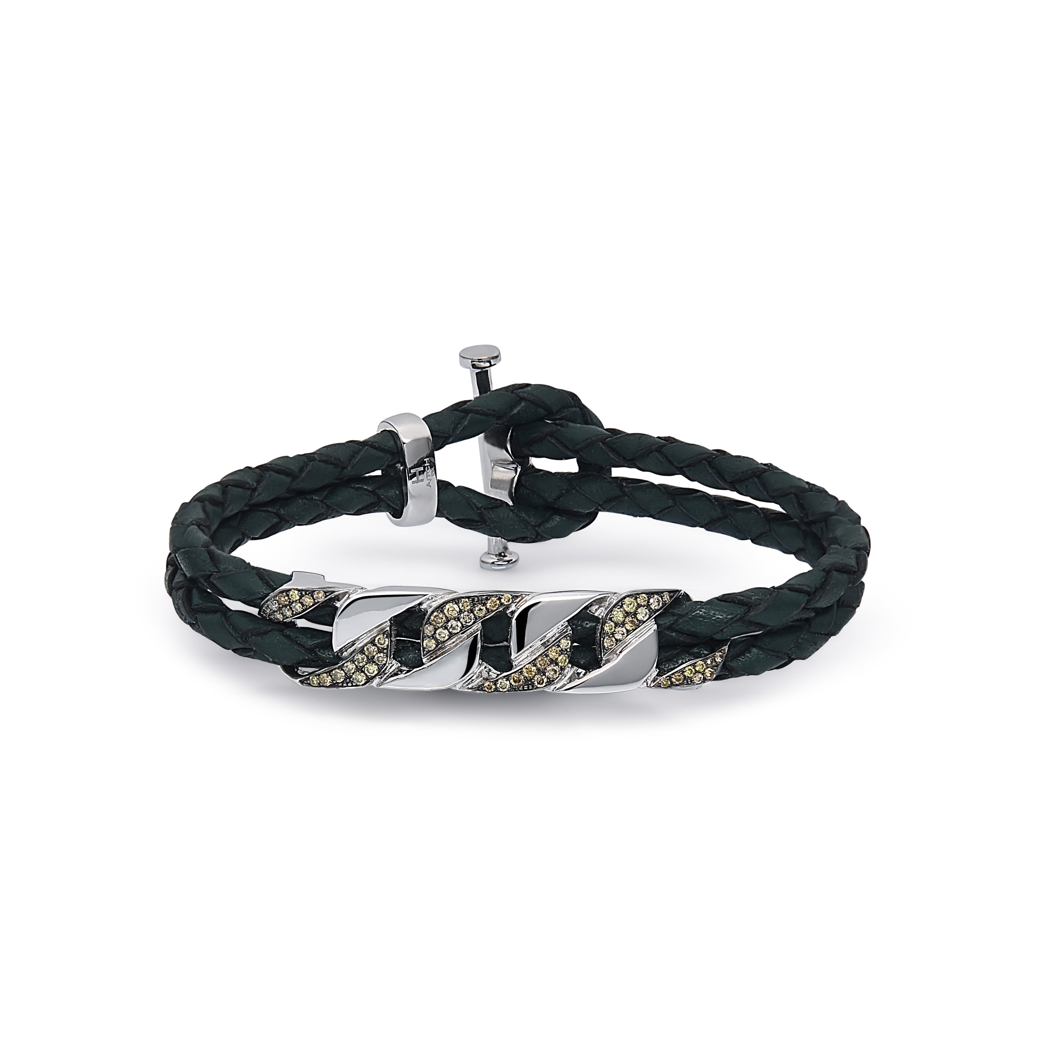 H.Aitch - Cuban Link Yellow Diamond Bracelet | Diamond Bracelet Chain