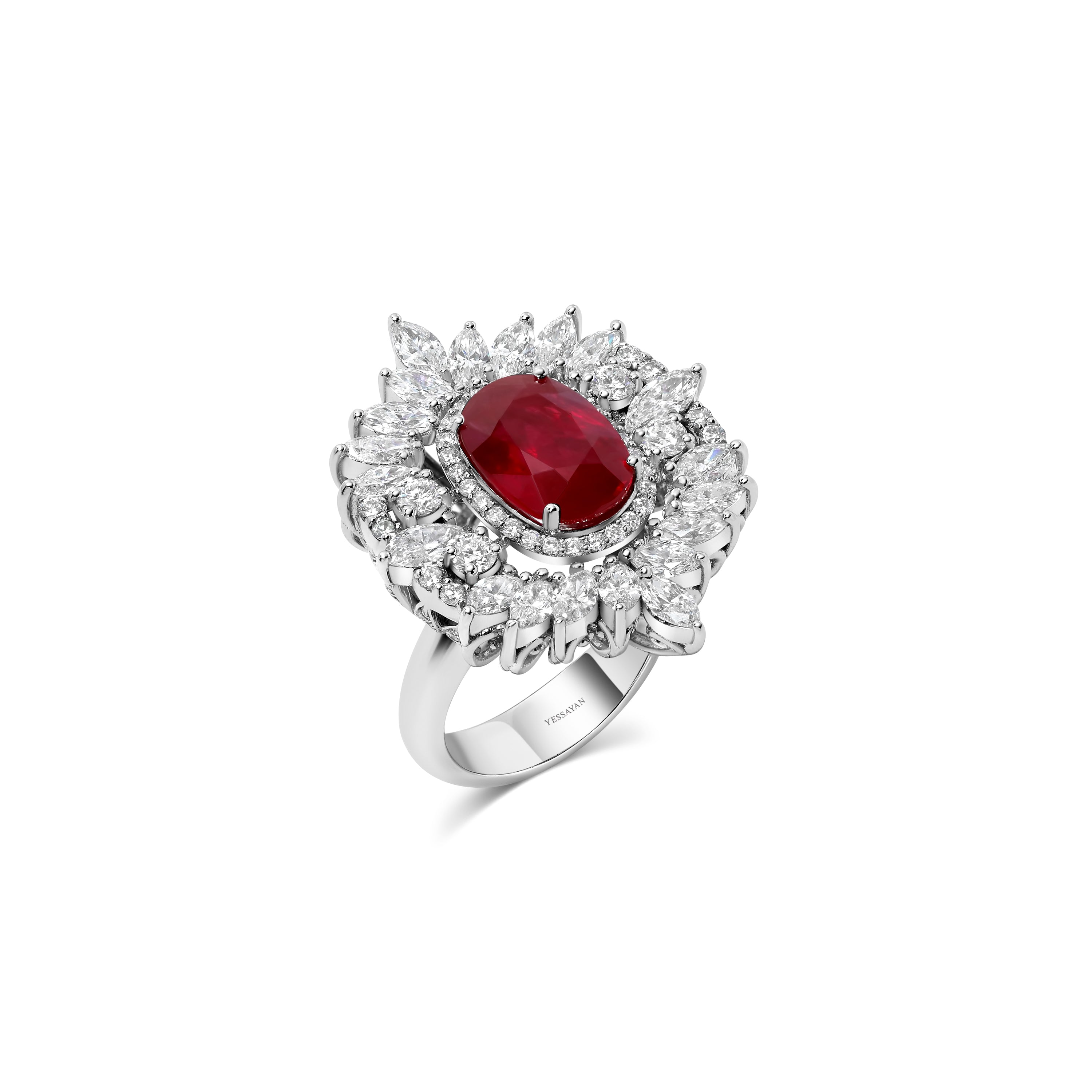 The Ruby Diamond Statement Ring