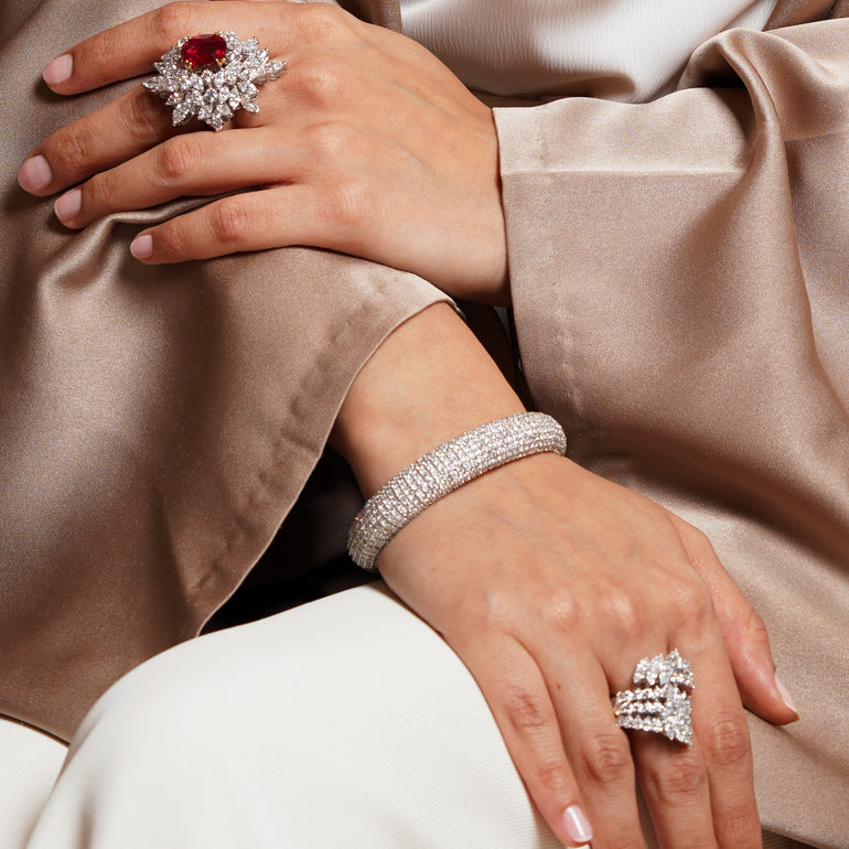 Ruby & Diamonds Set | Best Jewellery Online | Diamond Jewellery Set