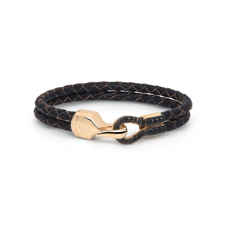 H.Aitch - Black Diamond Hook Bracelet |  Jewelry shops online