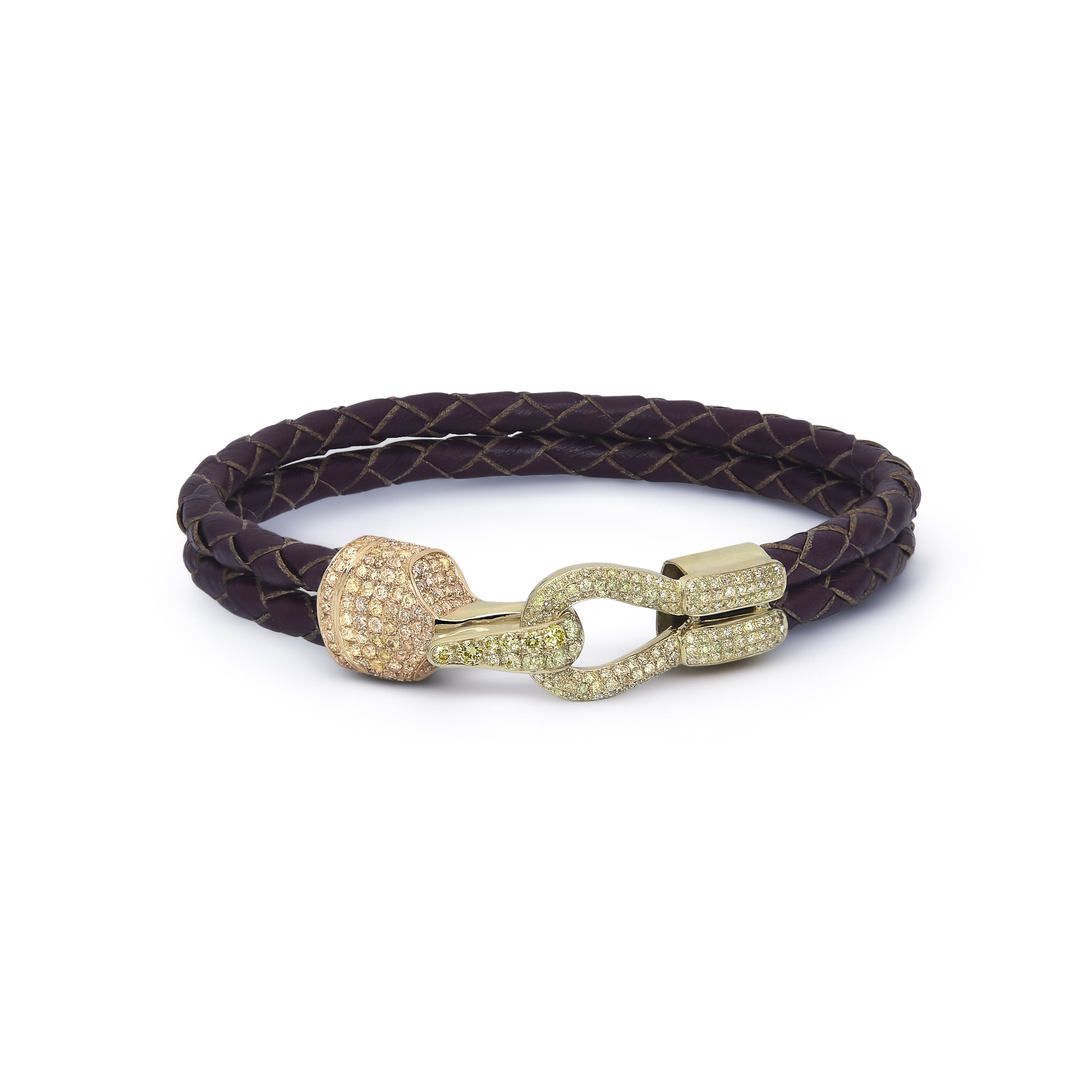 H.Aitch - Yellow Diamond Hook Bracelet | bracelet online store 