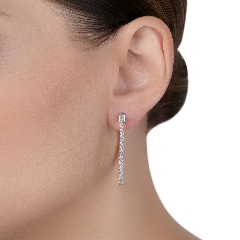 Hoop Diamond Earrings | Best Jewelry 