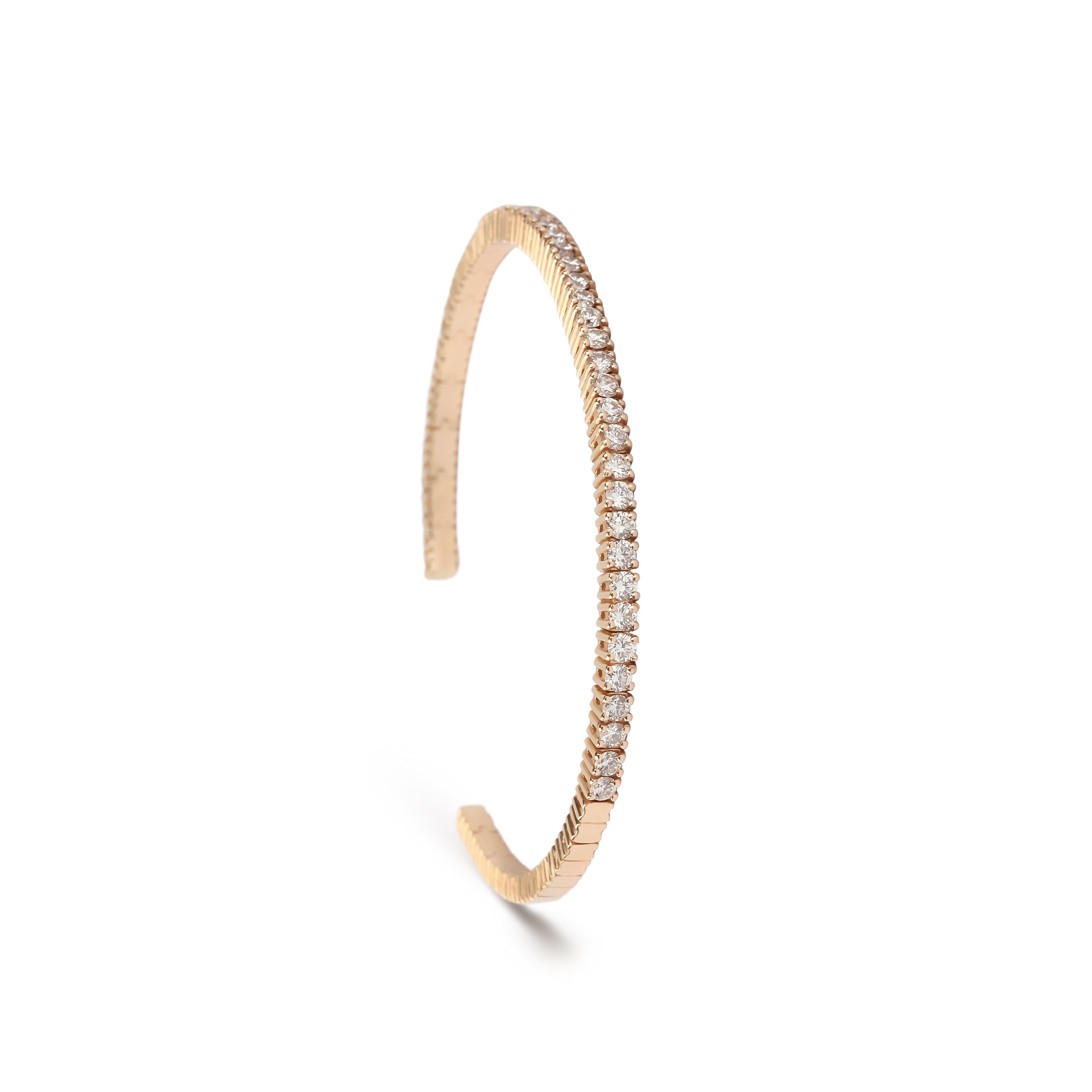 Diamond Tennis Cuff Bracelet | Shop Online