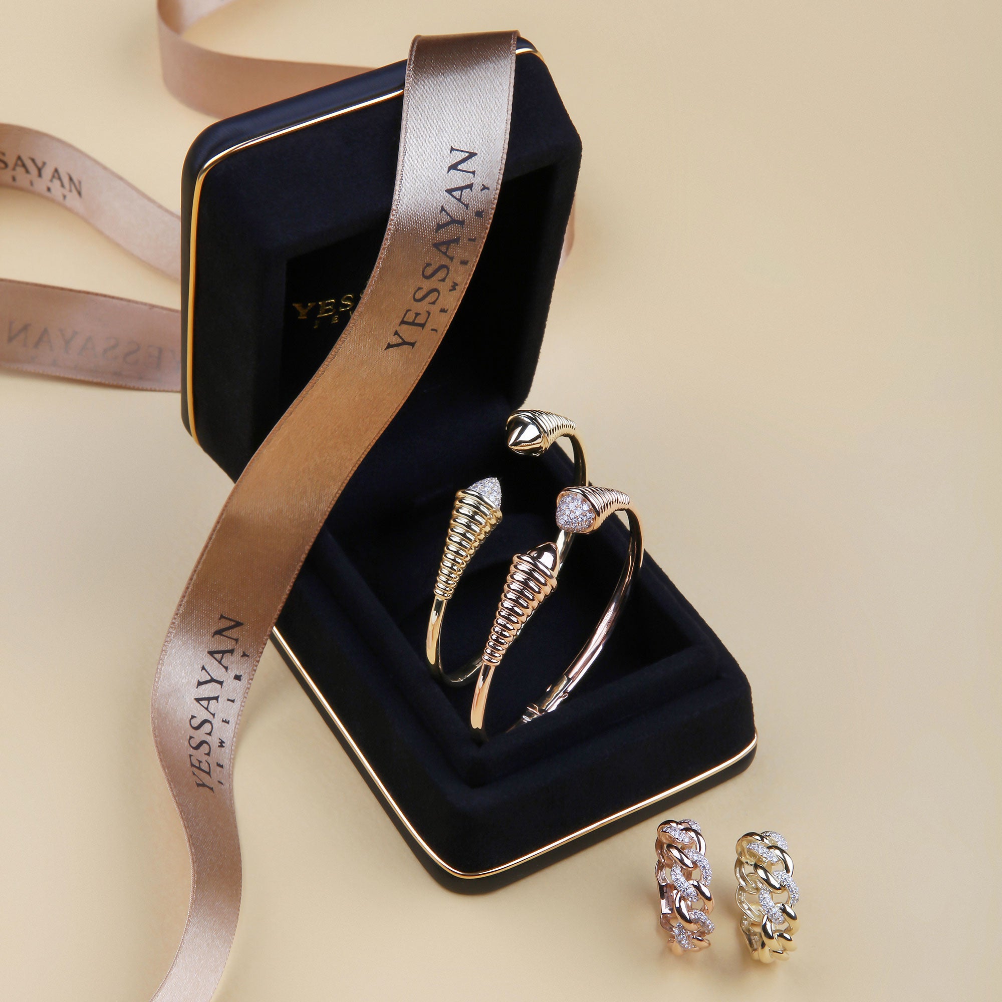 Cuban Link Diamond Ring | Diamond ring  | Solitaire ring 