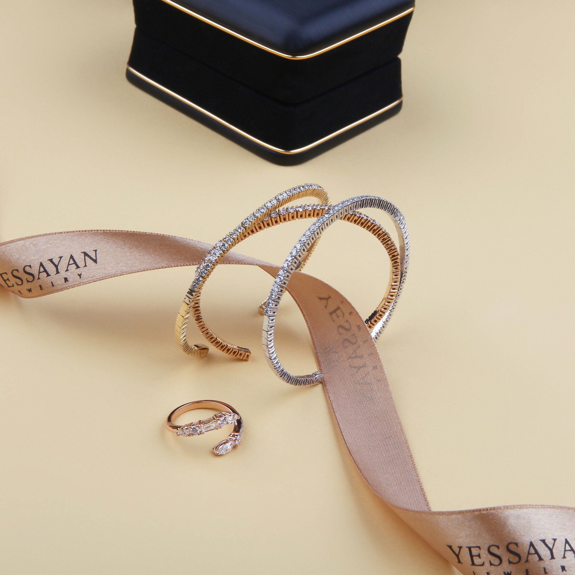 Diamond Tennis Cuff Bracelet | Jewelry shops online