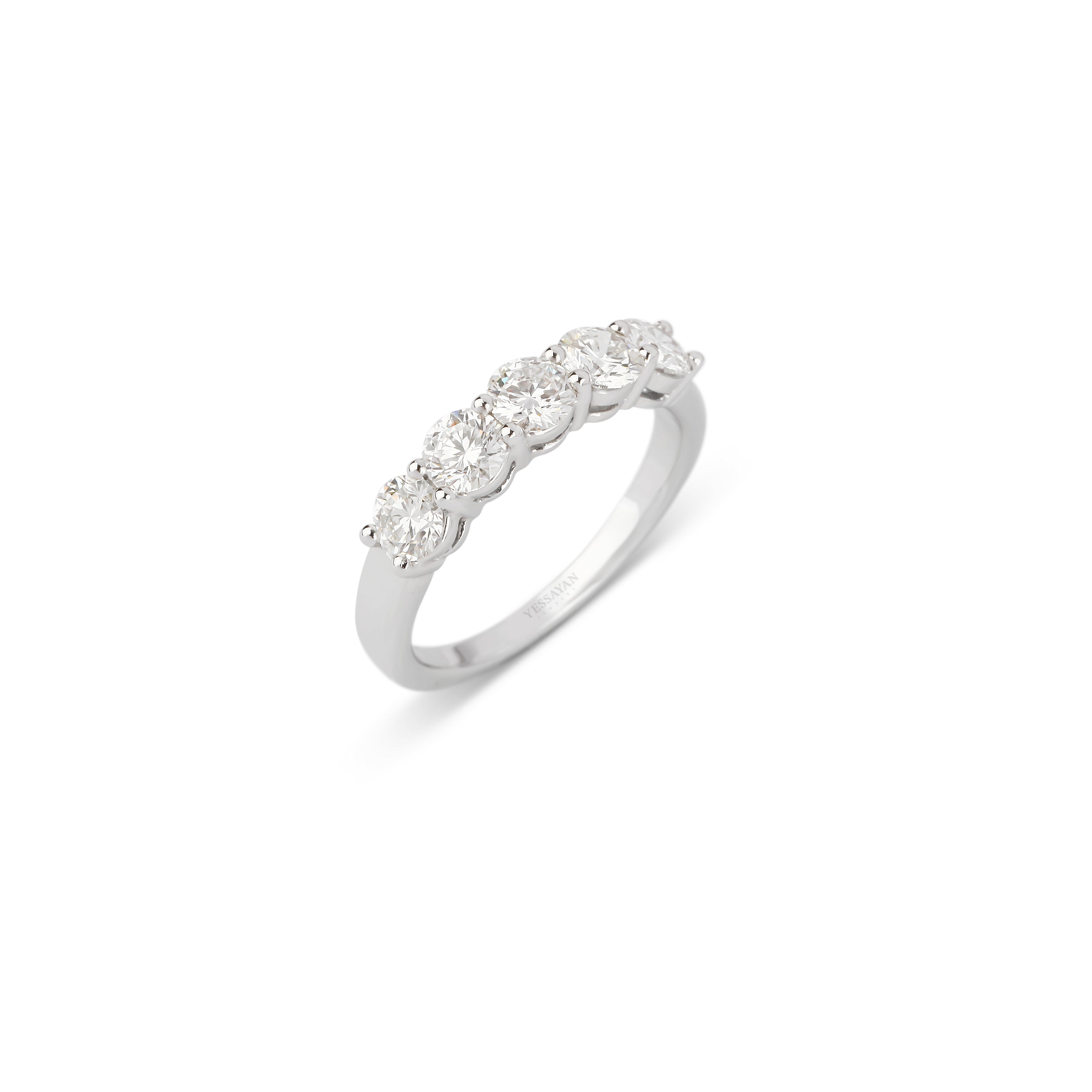 0.25 Ctw Half Diamond Ring Band | Solitaire ring | Bridal jewelery set 