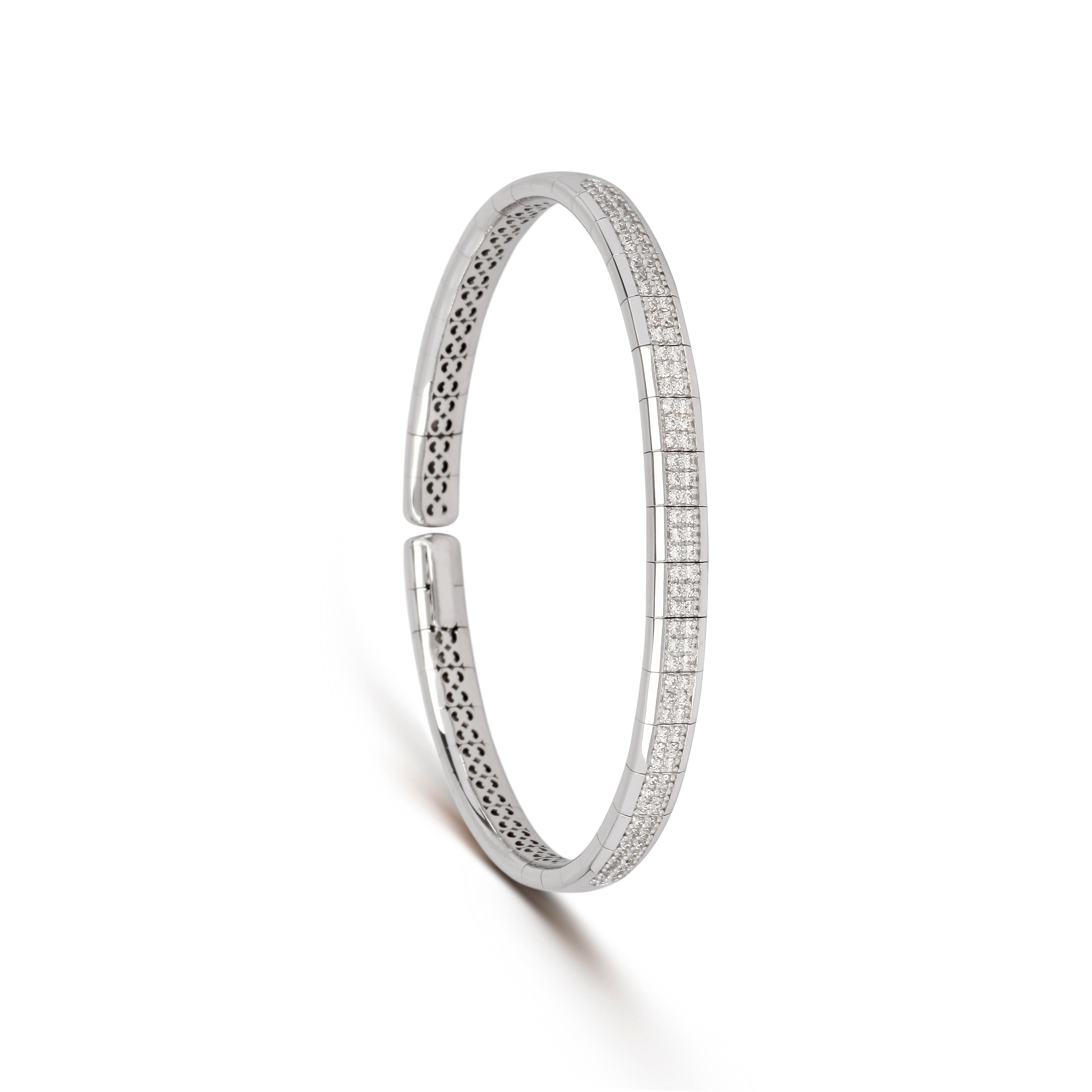 Diamond Linear Cuff Bracelet | Best Jewellery Design | Bracelet Design