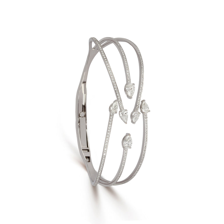 Wide Diamond Cuff Bracelets | Best Jewellery Stores | Bracelet Design