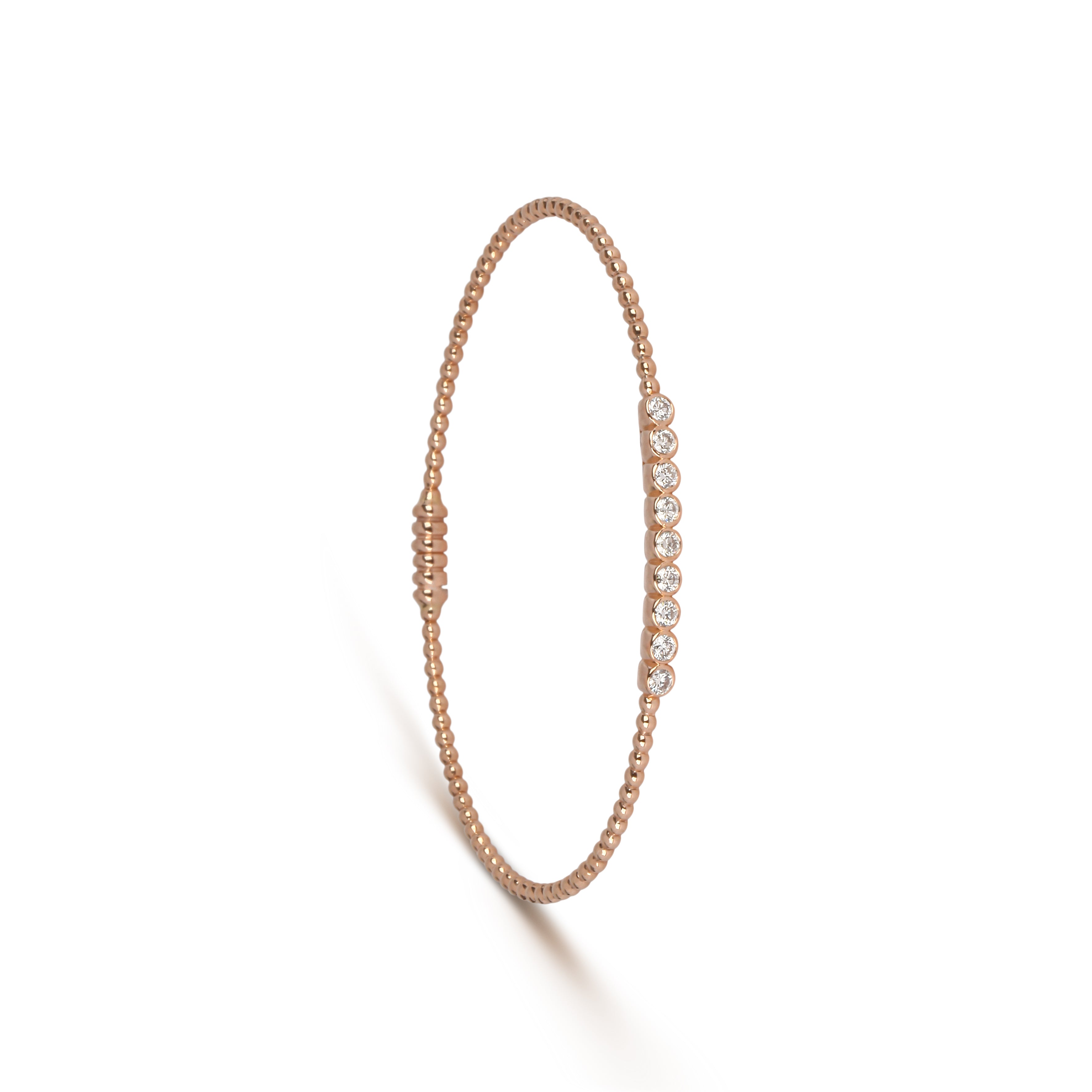 Beaded Bezel Diamond Bracelet | Bracelet Design | Buy Jewellery Online