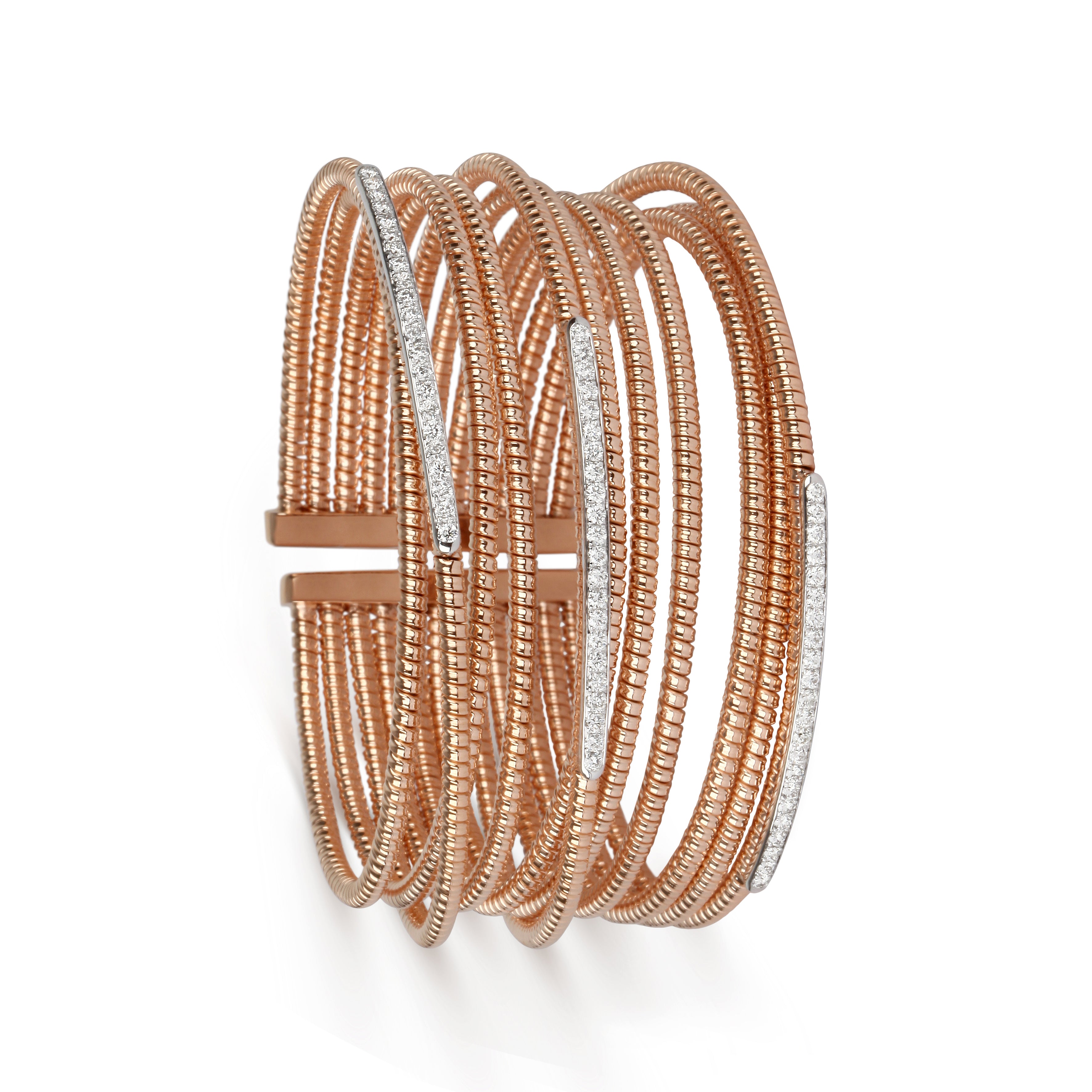 Stacked Diamond Bracelet | Bracelet Design | Diamond Jewellery Online