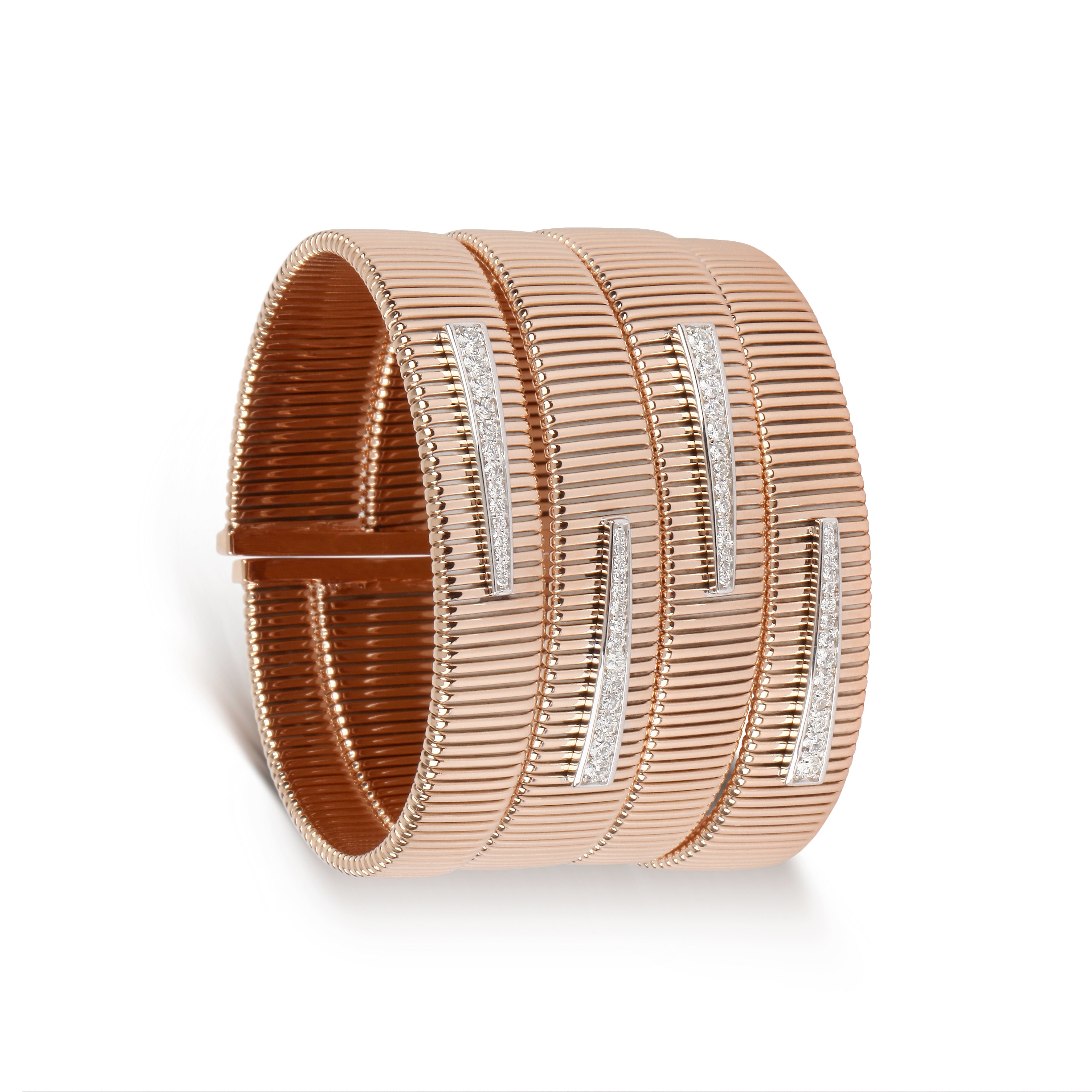Striped Diamond Cuff Bracelet | Bracelet Design | Jewellery Stores Online