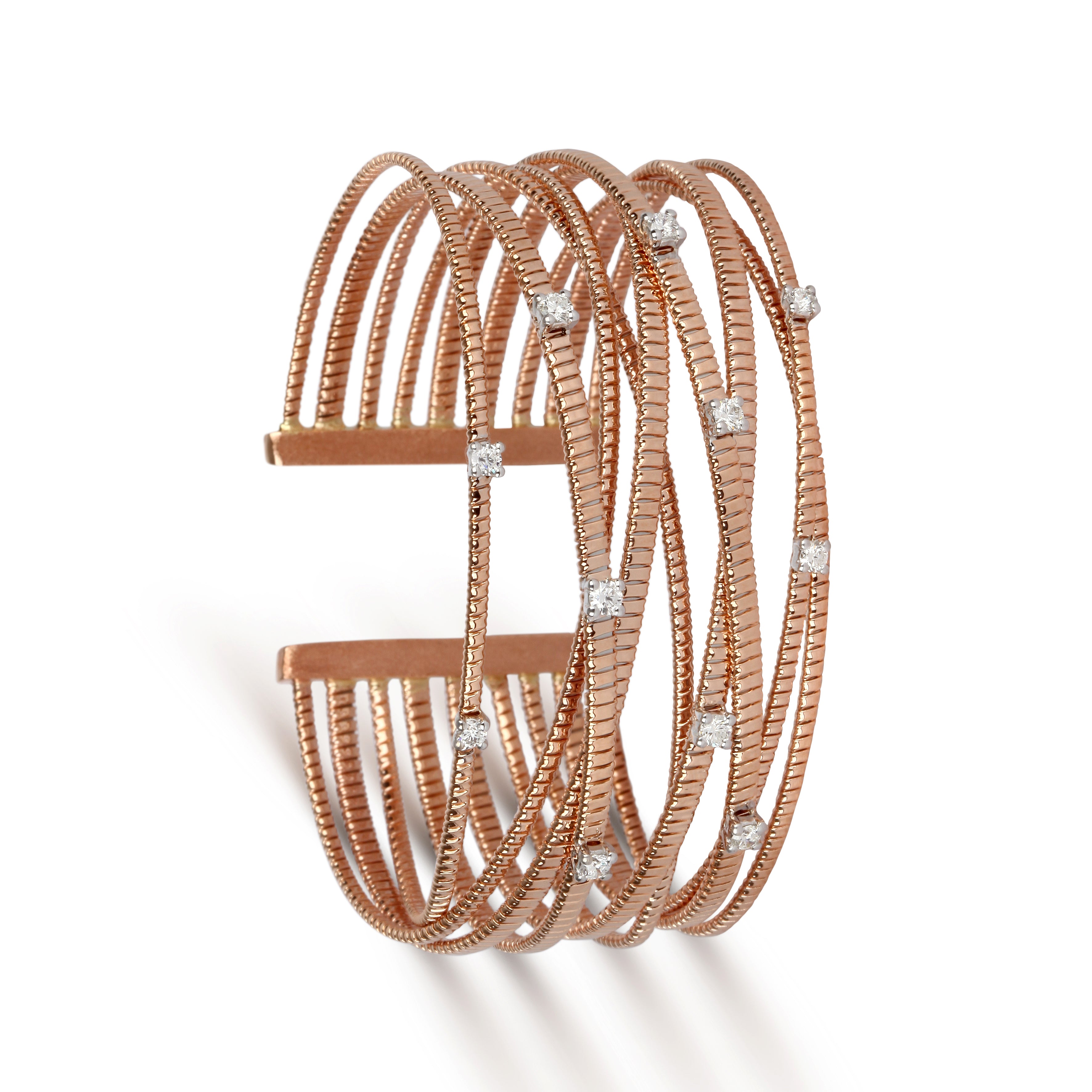 Wide Overlapping Diamond Cuff | Best Jewellery Design | Bracelet Design