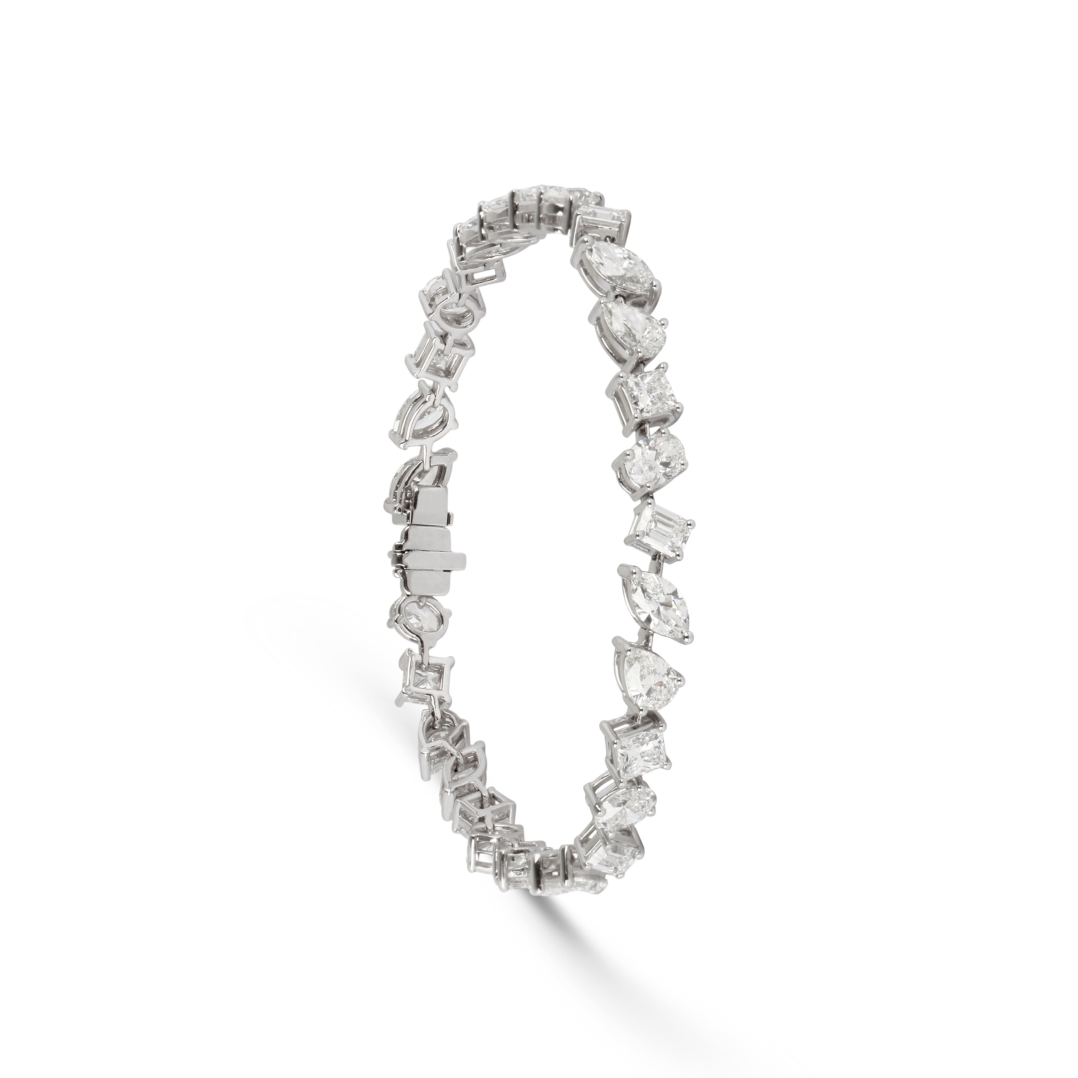 Multi-Cut Diamond Tennis Bracelet | Bracelet Design | Best Jewellery Online