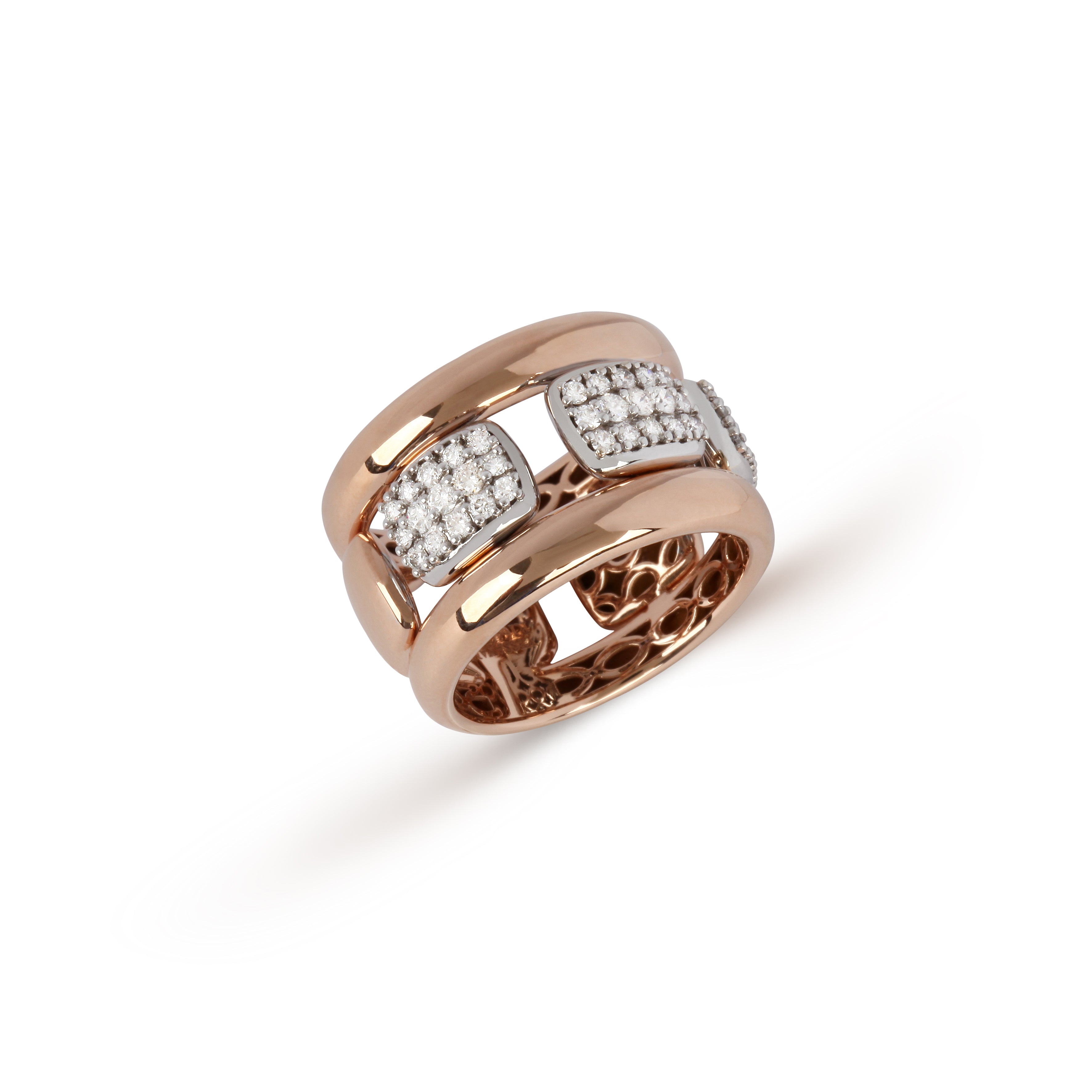 Two-Tone Diamond Band | Diamond Ring | Best Jewellery Online