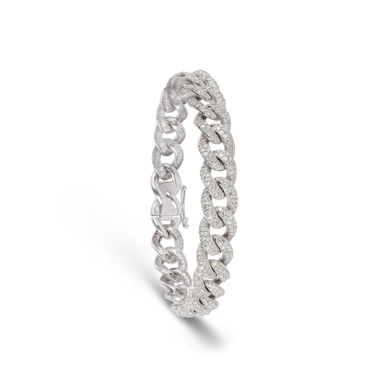 Cuban Chain Diamond Bracelet | Best Jewellery Stores | Bracelet Design