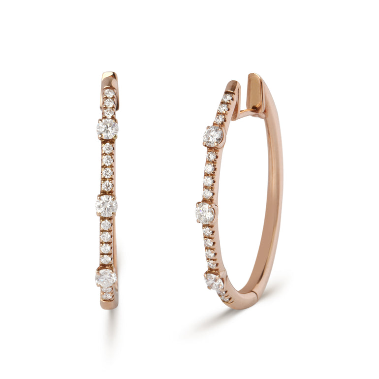 Diamond Hoop Earrings | Diamond Earring | Jewellery Store