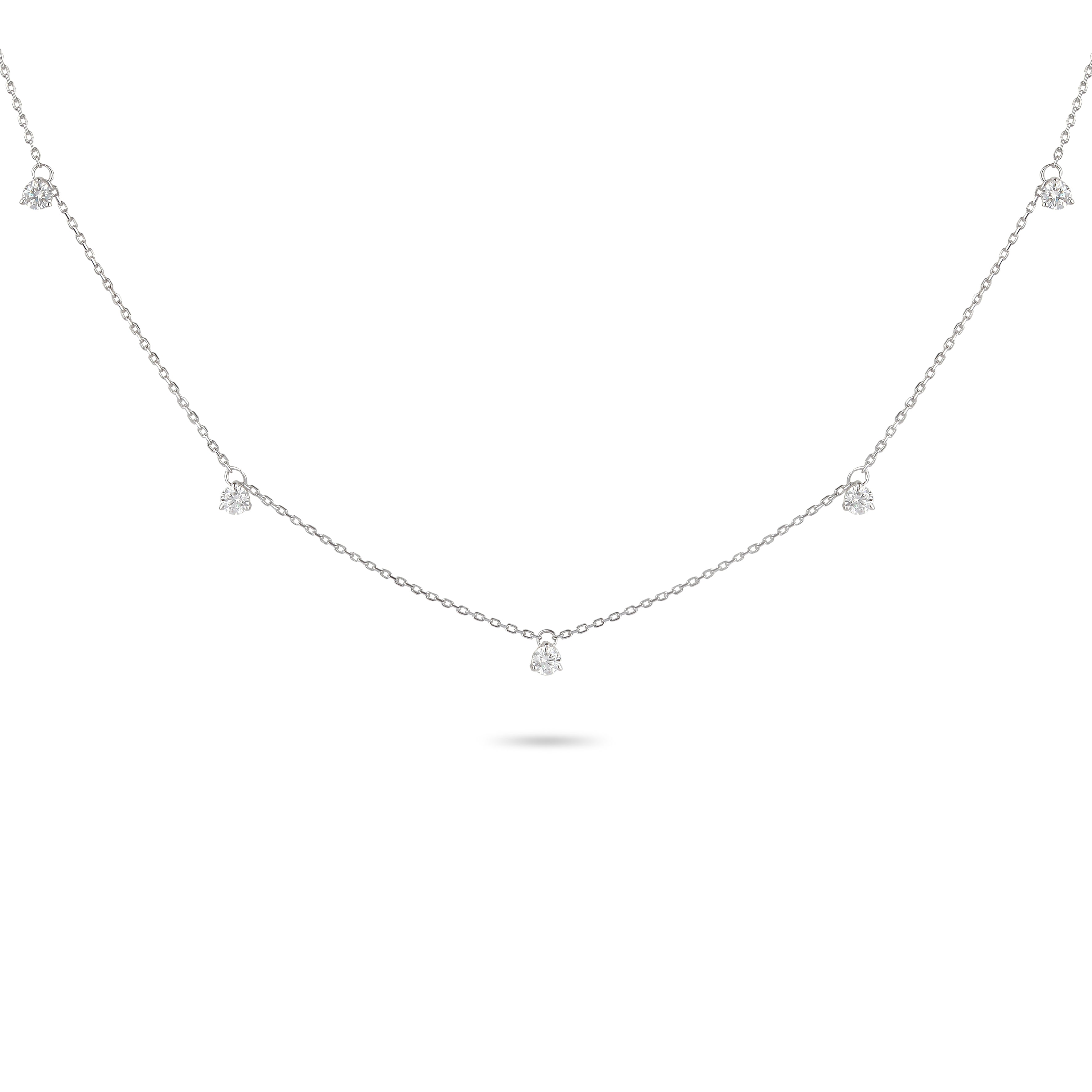 Diamond Charm Necklace | Buy Diamond Necklace Online 