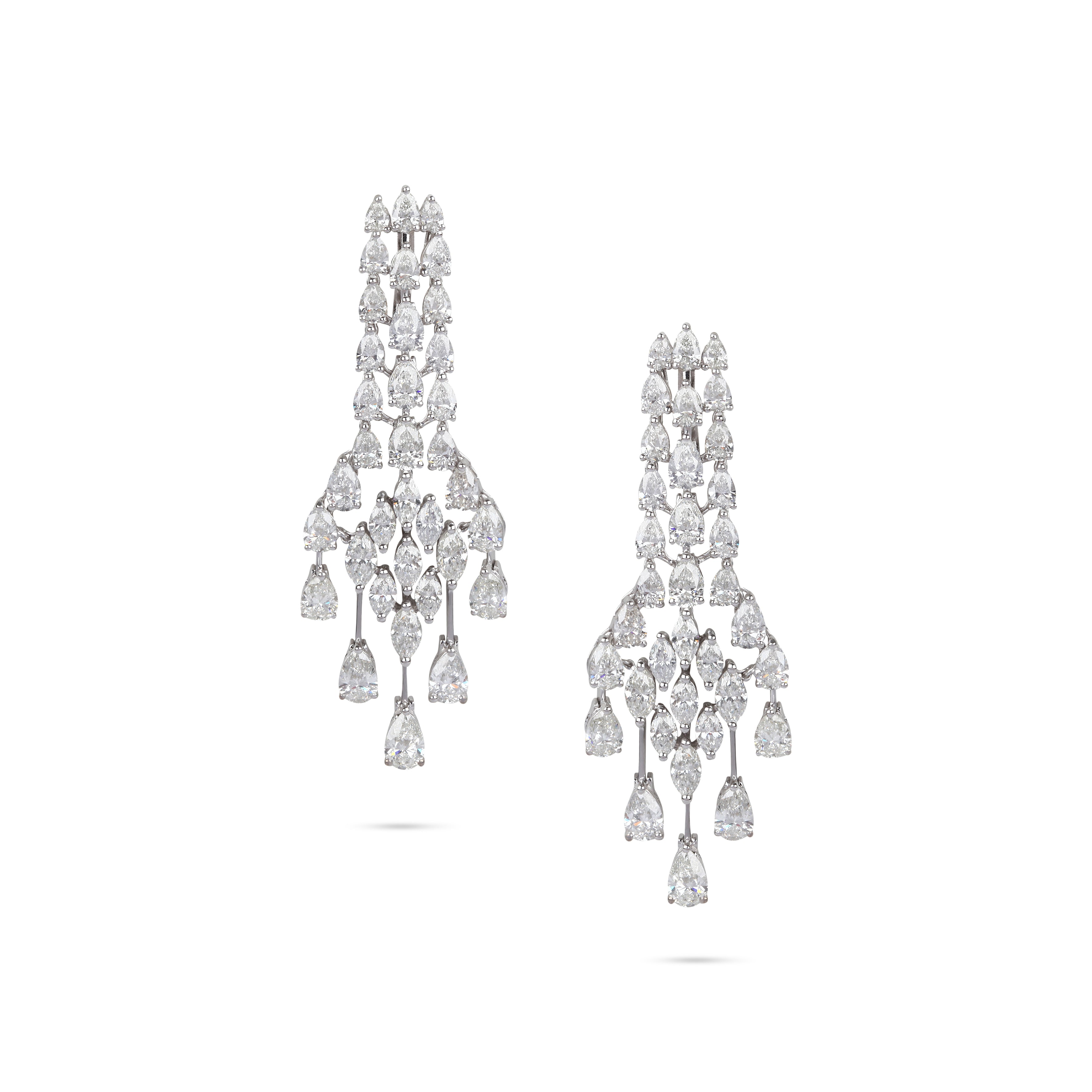 Chandelier Diamond Drop Earrings | Diamond Earring | Designer Jewellery Online