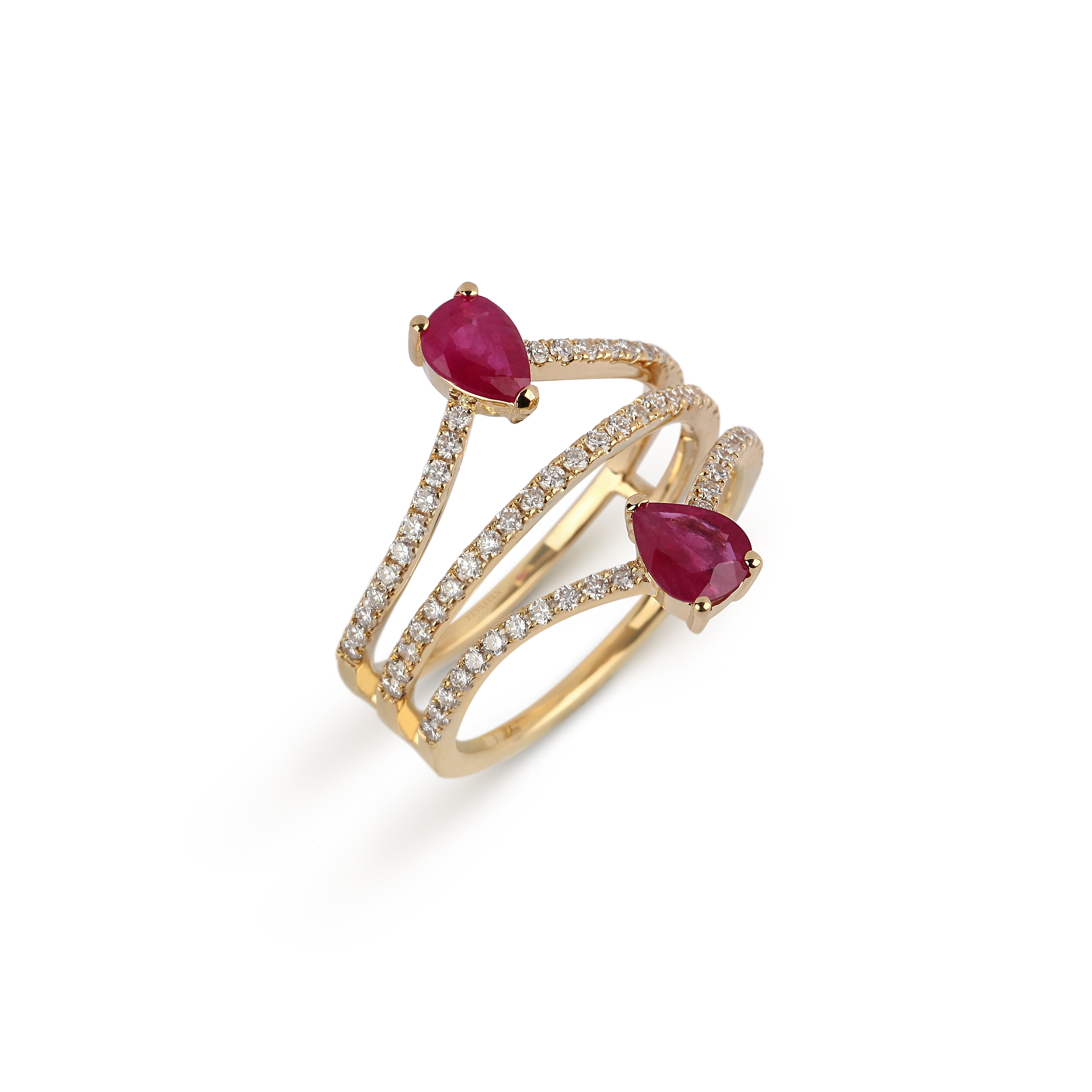 Ruby & Diamond Cocktail Ring | diamond ring | buy rings online