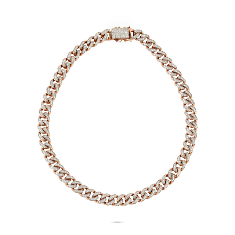 Cuban Chain Diamond Necklace | Diamond Necklace | Jewellery Store