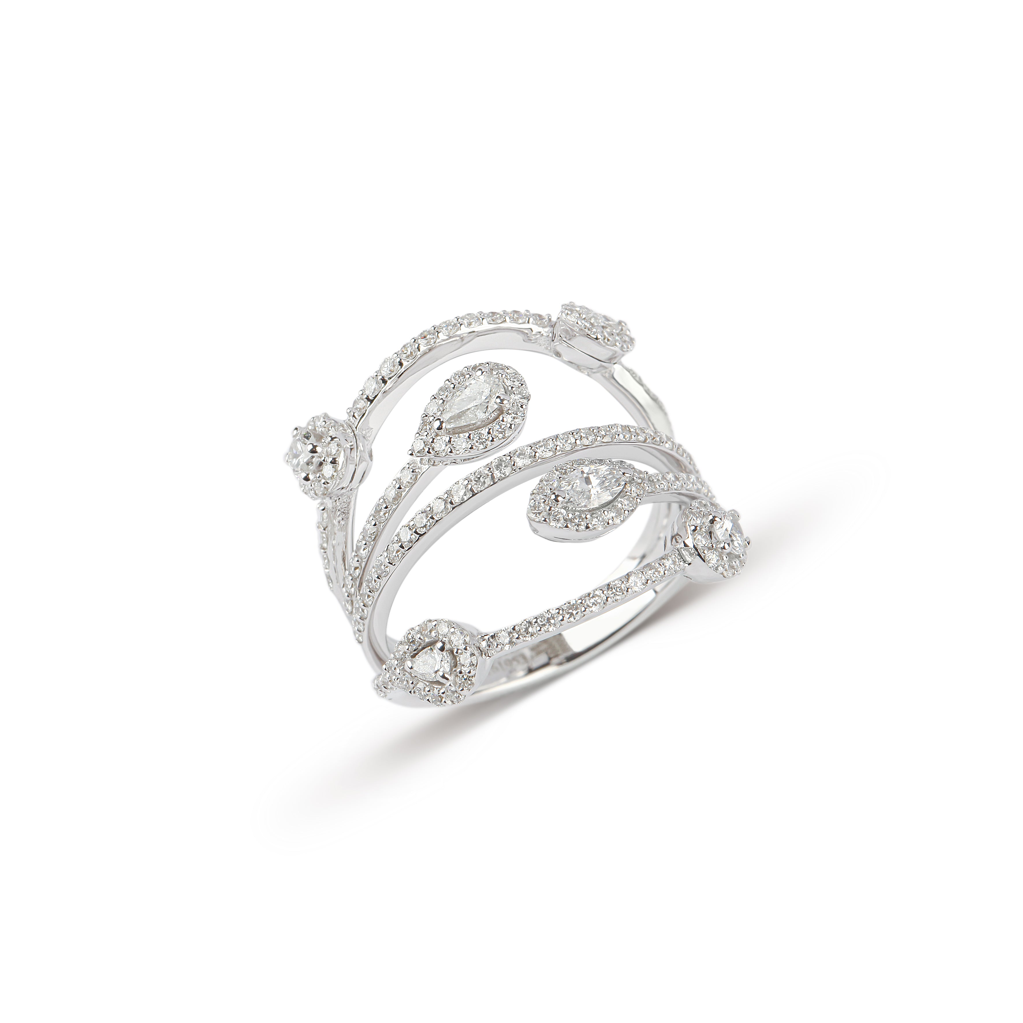 Multi-Band Diamond Ring | diamond ring | jewellery design