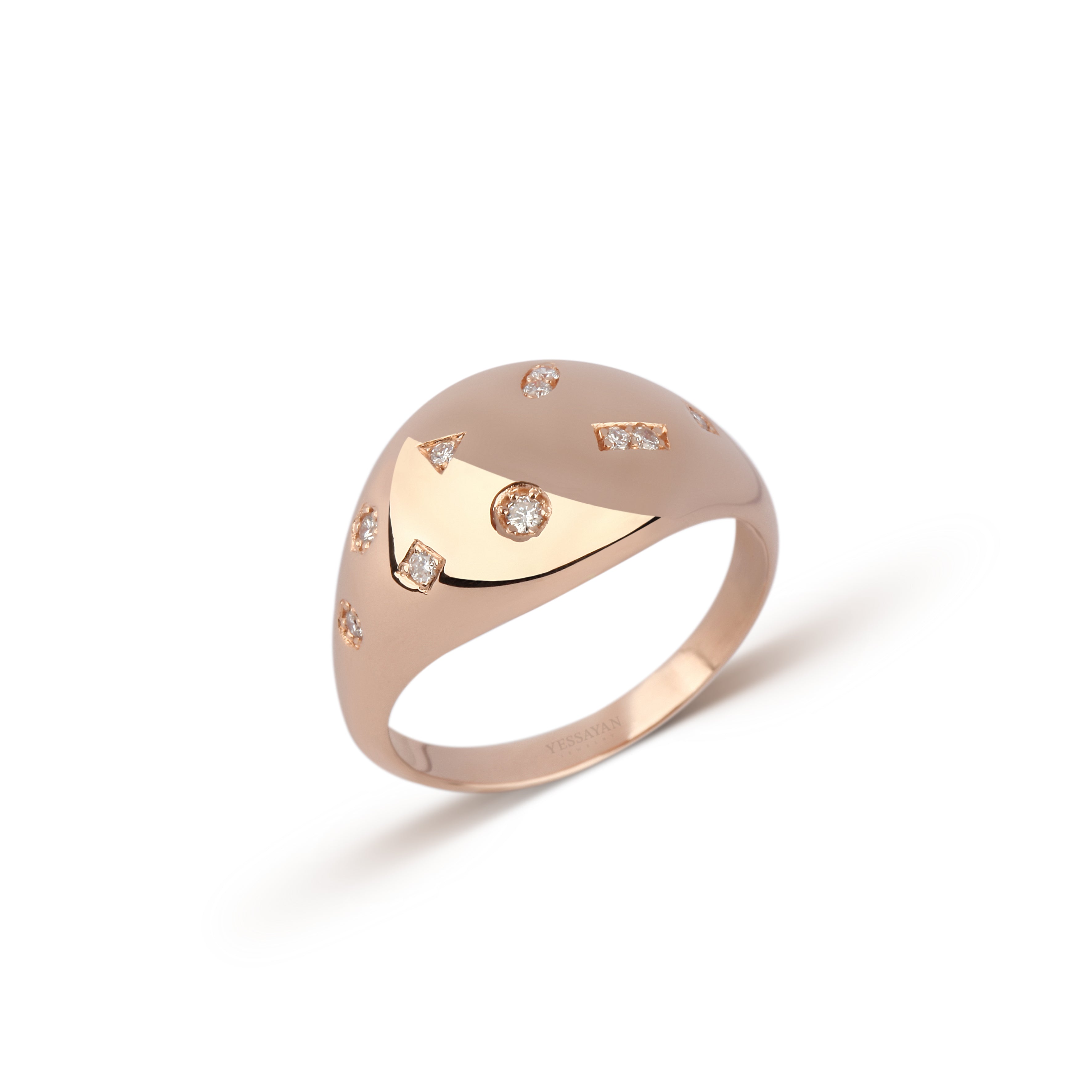 Rose Gold & Diamond Ring | diamond ring | jewellery set for wedding