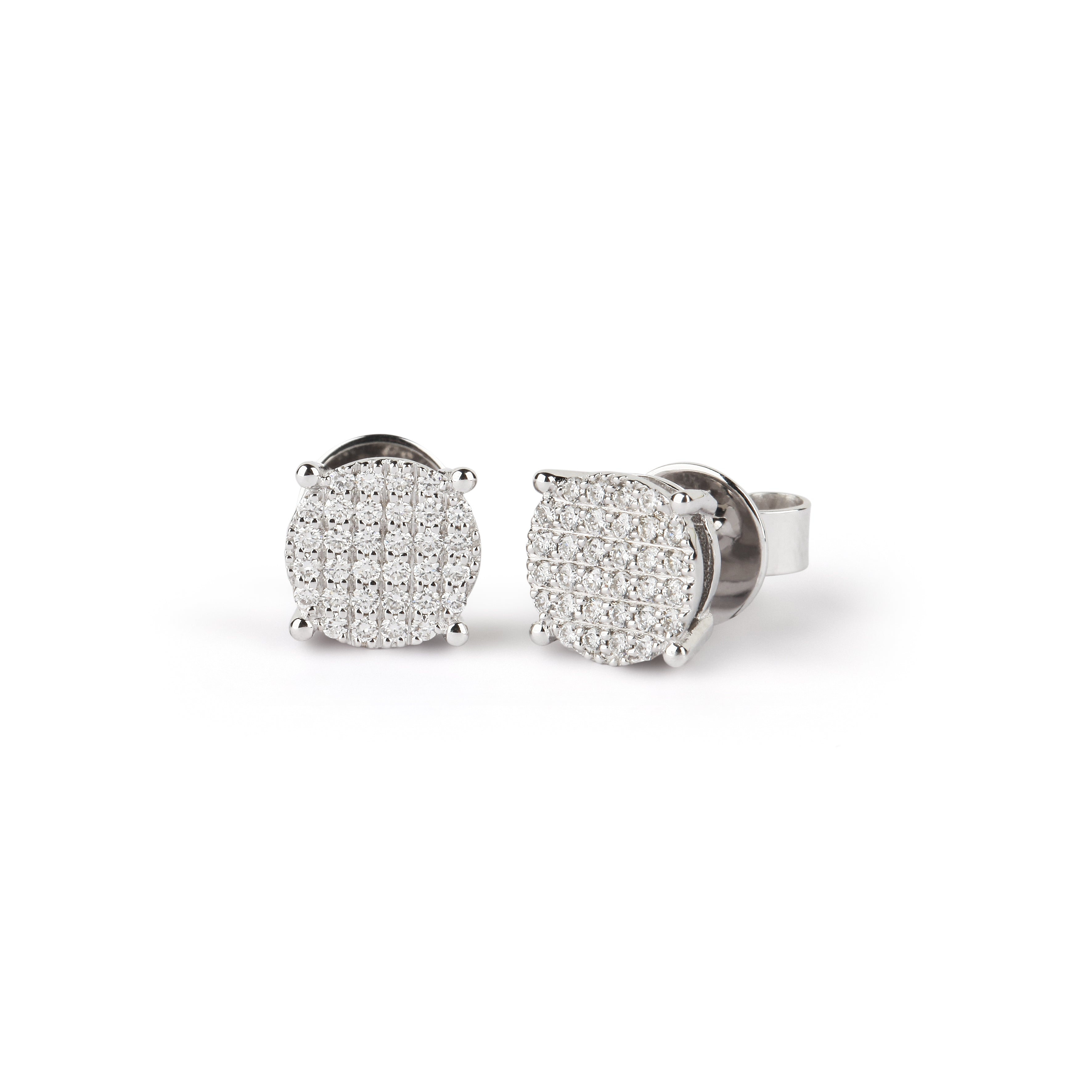 Illusion Diamond Studs | Diamond earring shop