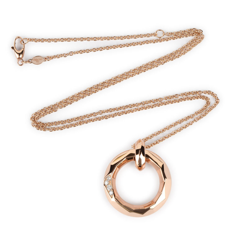 Small Circle Diamond Pendant | Diamond Necklace | Best Jewellery Online