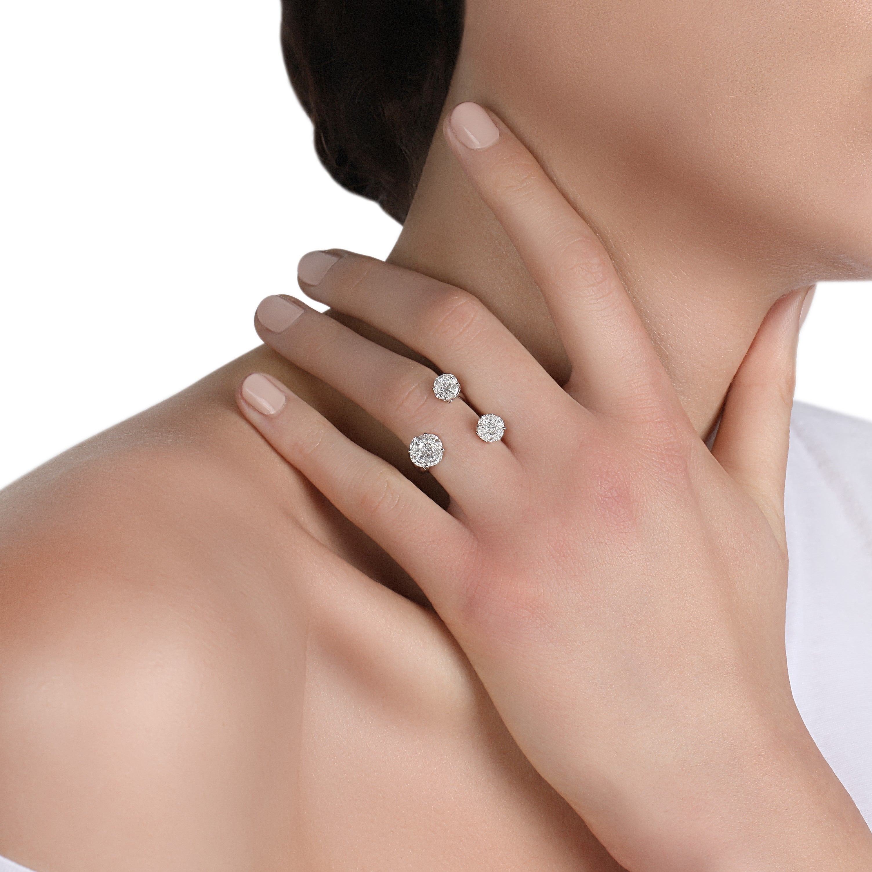 Trio Diamond Ring | diamond wedding ring