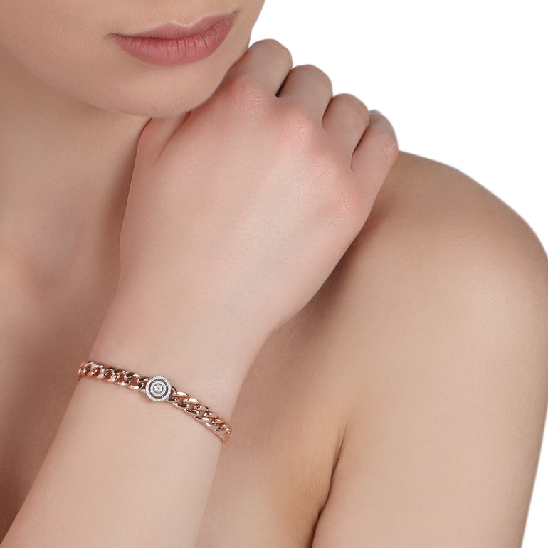 Cuban Link Diamond Chain Bracelet | Buy Jewelry online 
