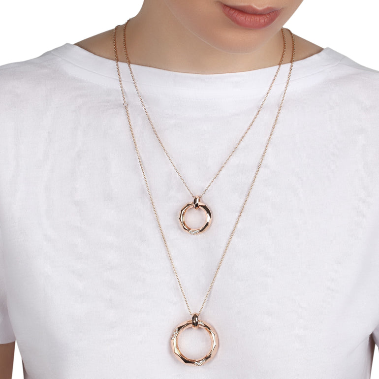 Small Circle Diamond Pendant | Diamond Necklace | Jewellery Website