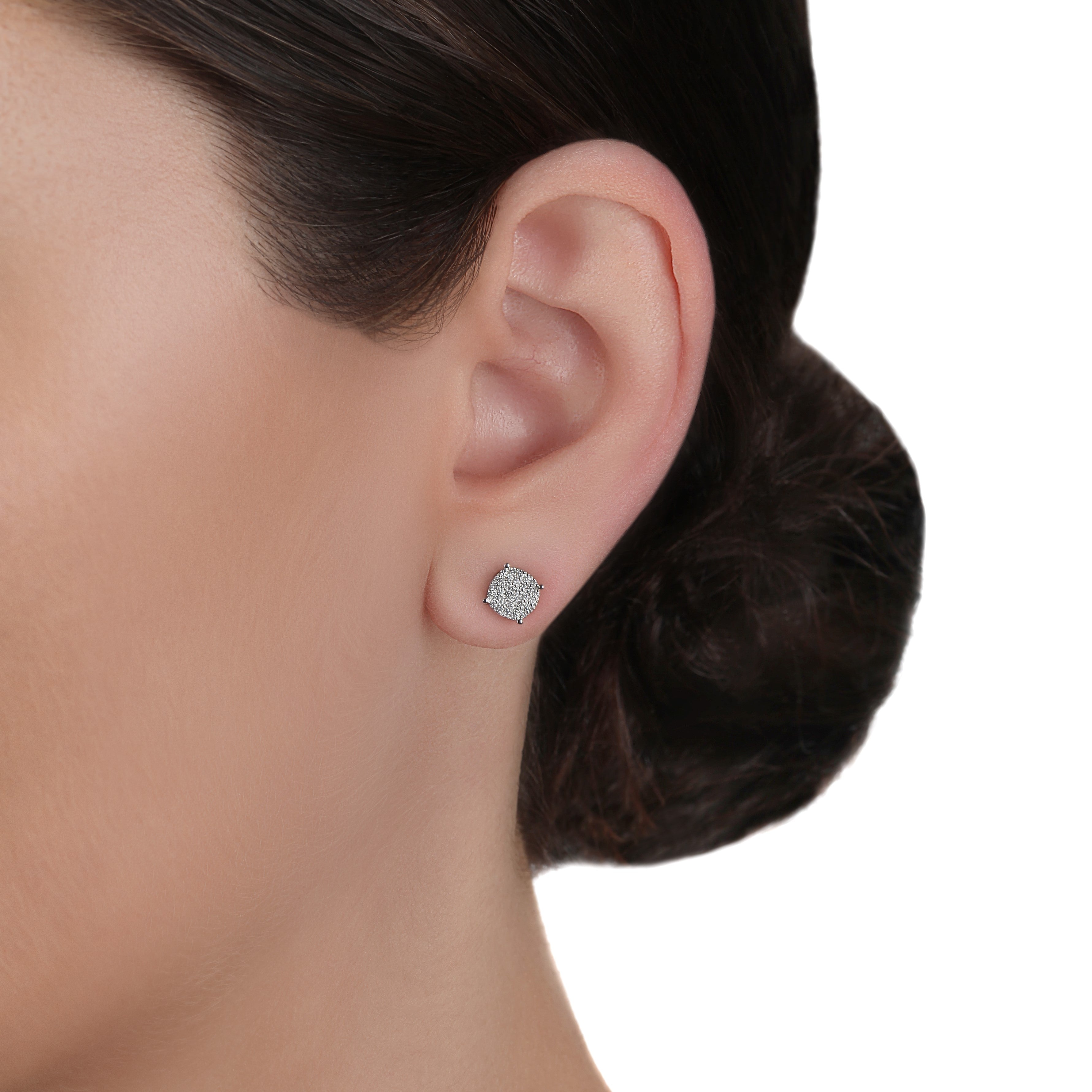 Illusion Diamond Studs | Order earrings online 