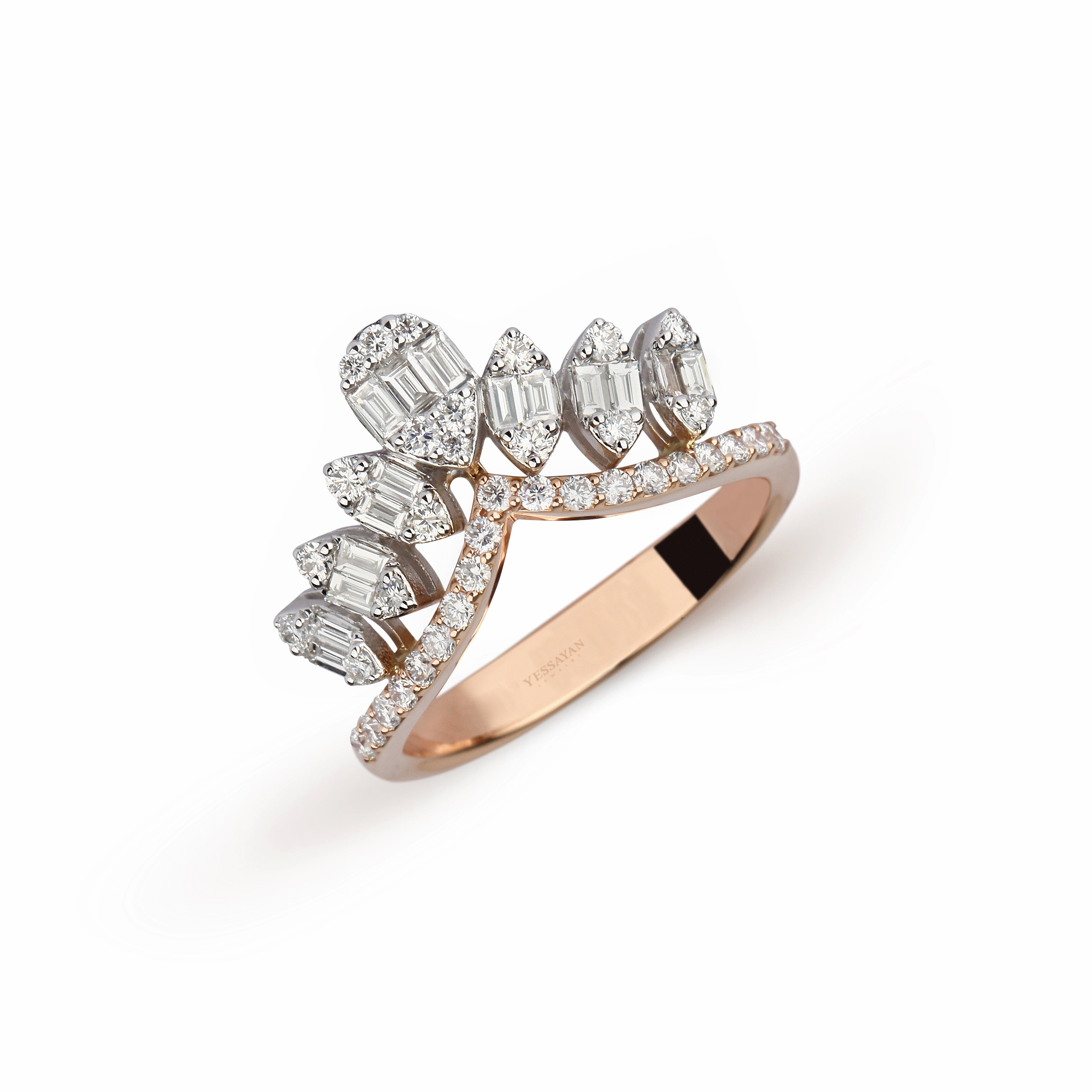 Illusion Tiara Diamond Ring | diamond ring