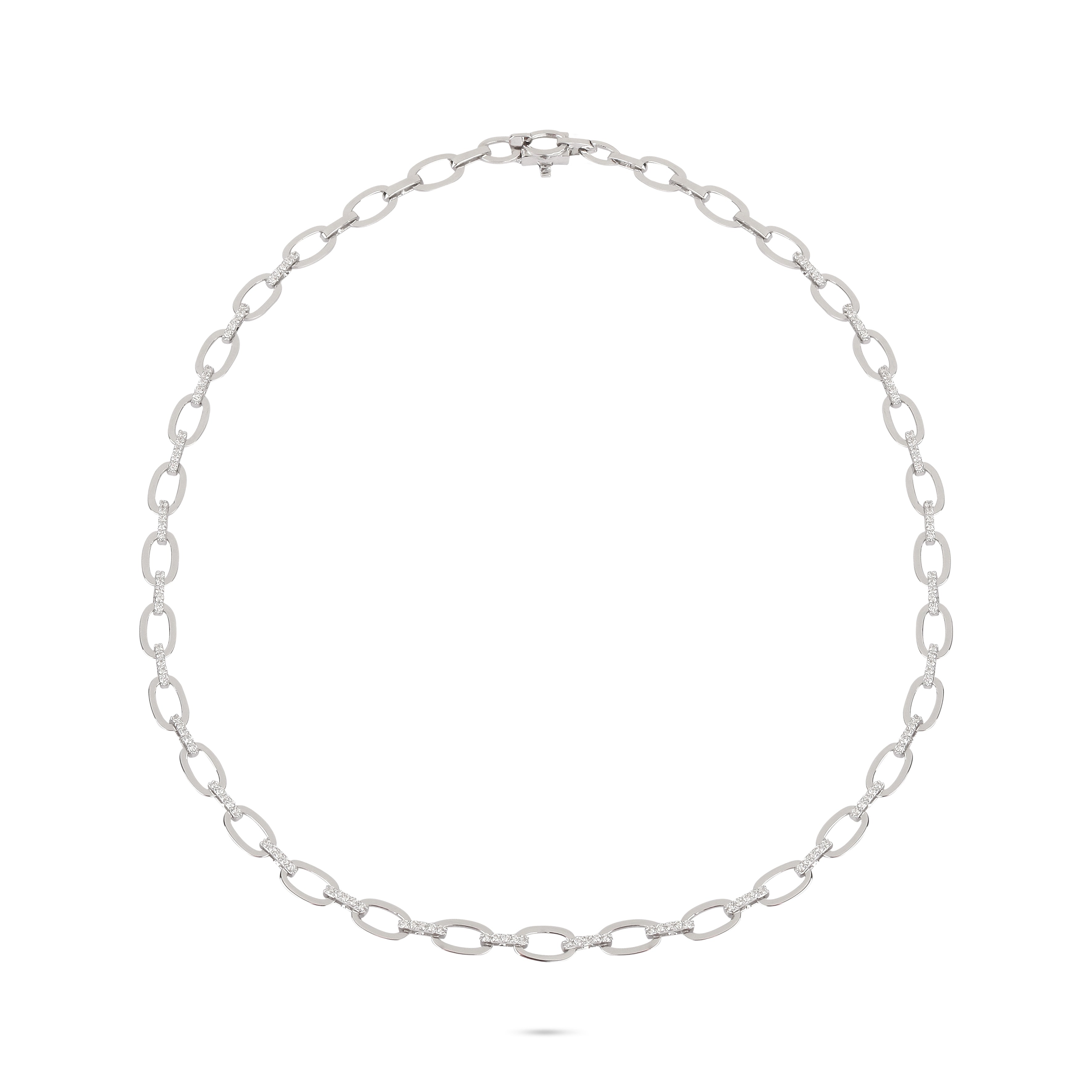 Chain Diamond Necklace | Diamond Designer Jewellery Online