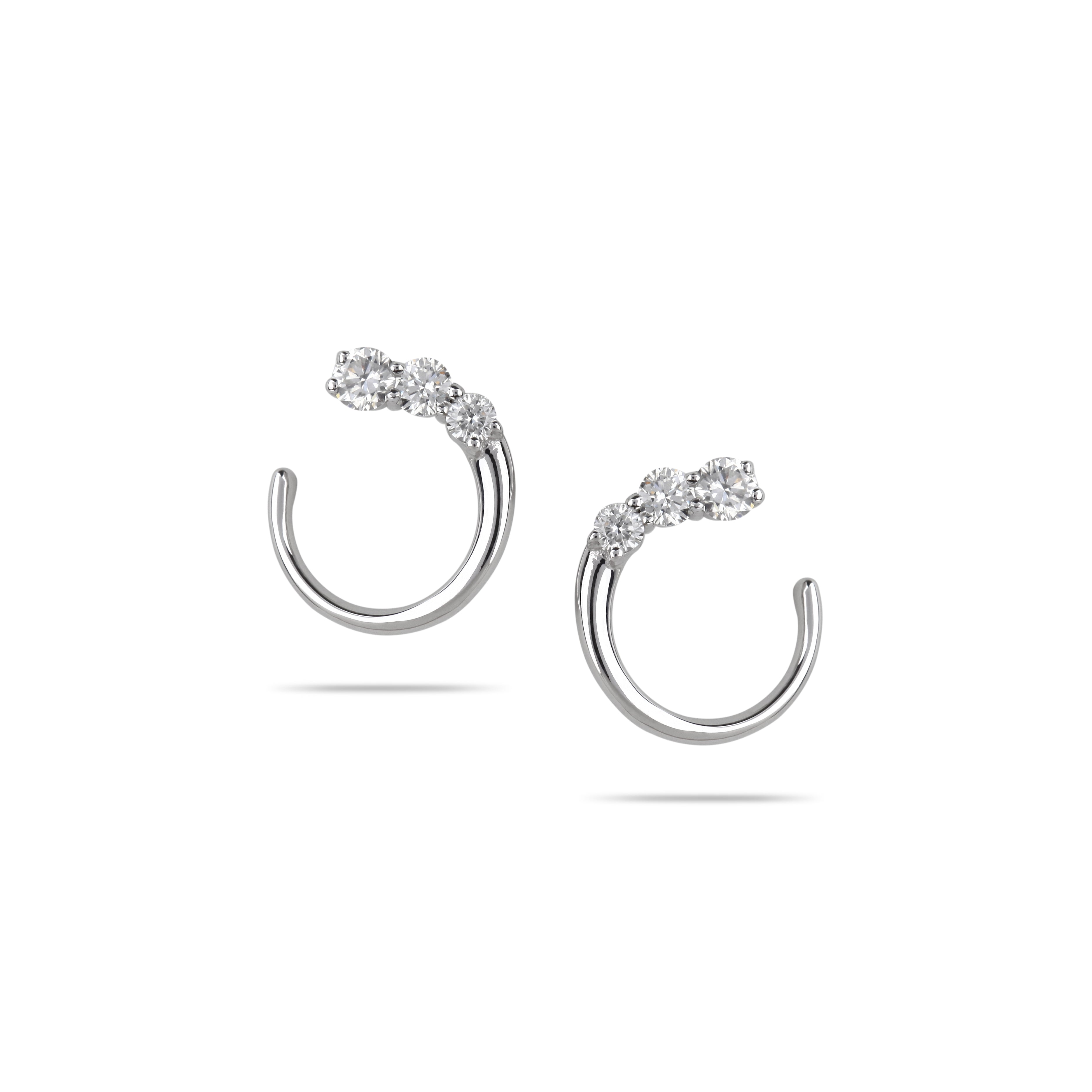 Buy Hoop Crystal Earrings Earrings Online Cheap, Shop From The Latest  Collection Of Earrings For Women & Girls Online. Buy Studs, Ear Cuff, Drop  & More Earrings At Best Price | Ishhaara