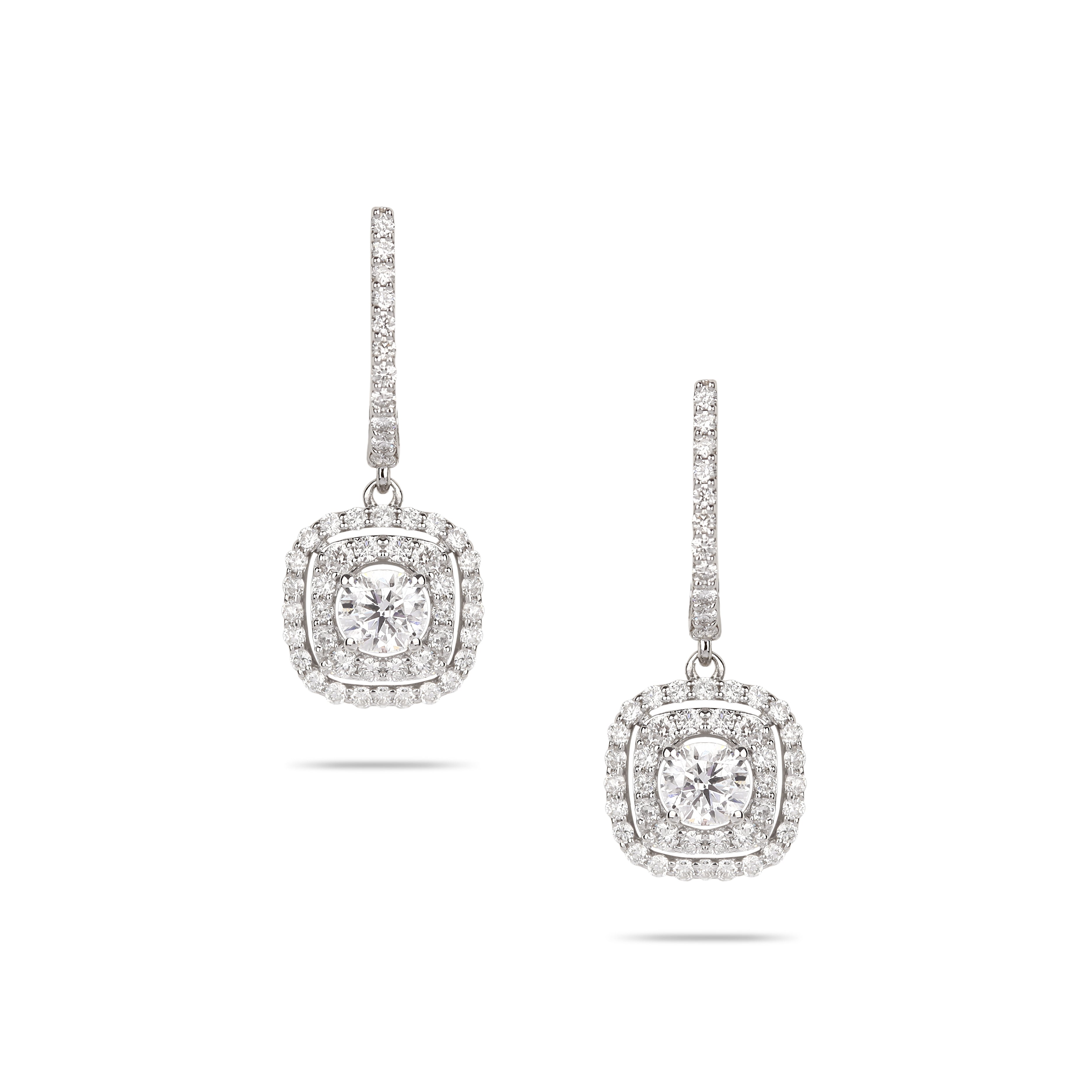 Single Diamond Drop Earrings | Jewellery store 