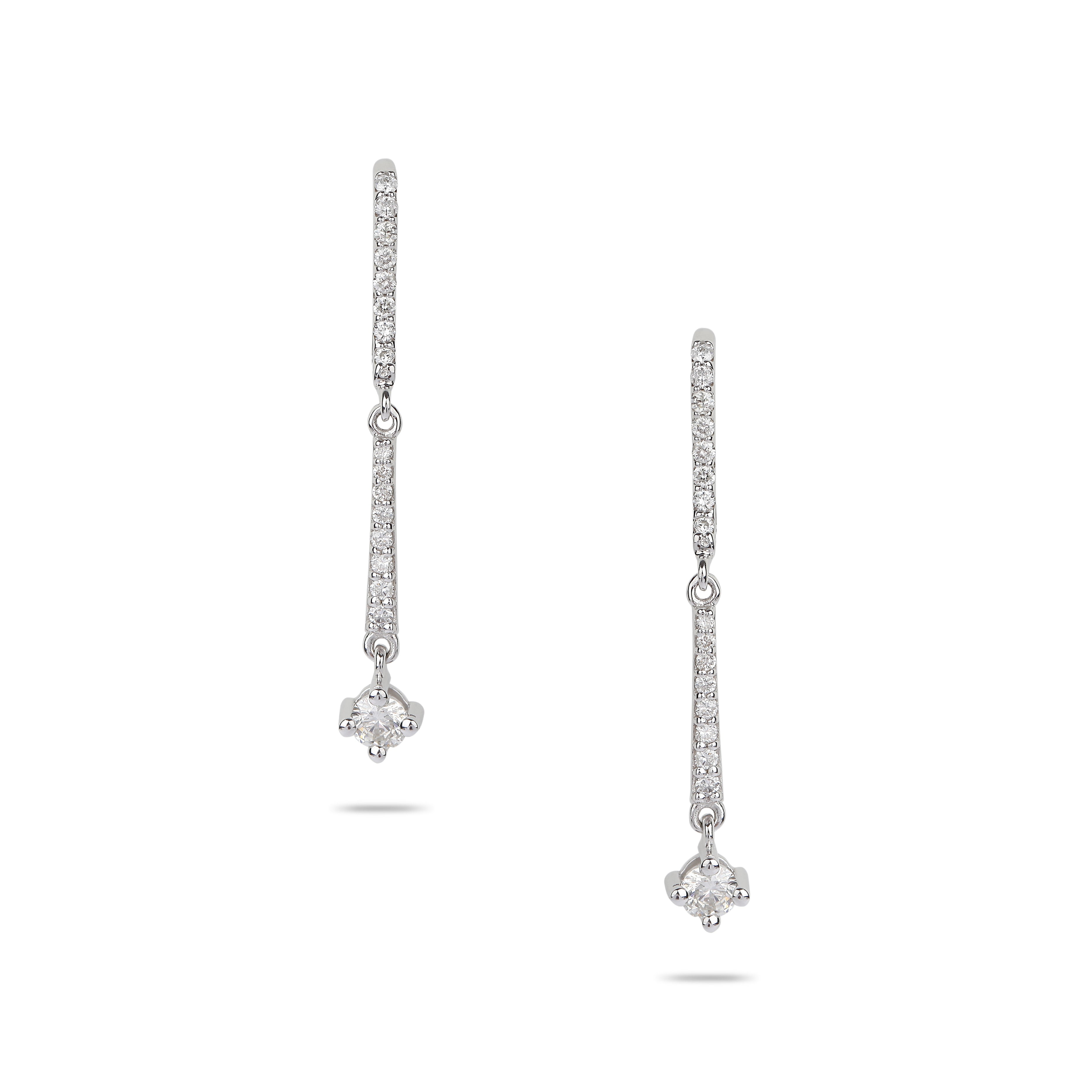 Hanging Diamond Drop Earrings | Jewelry shops 