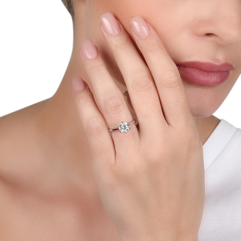 Certified Solitaire Diamond Ring |solitaire engagement ring 