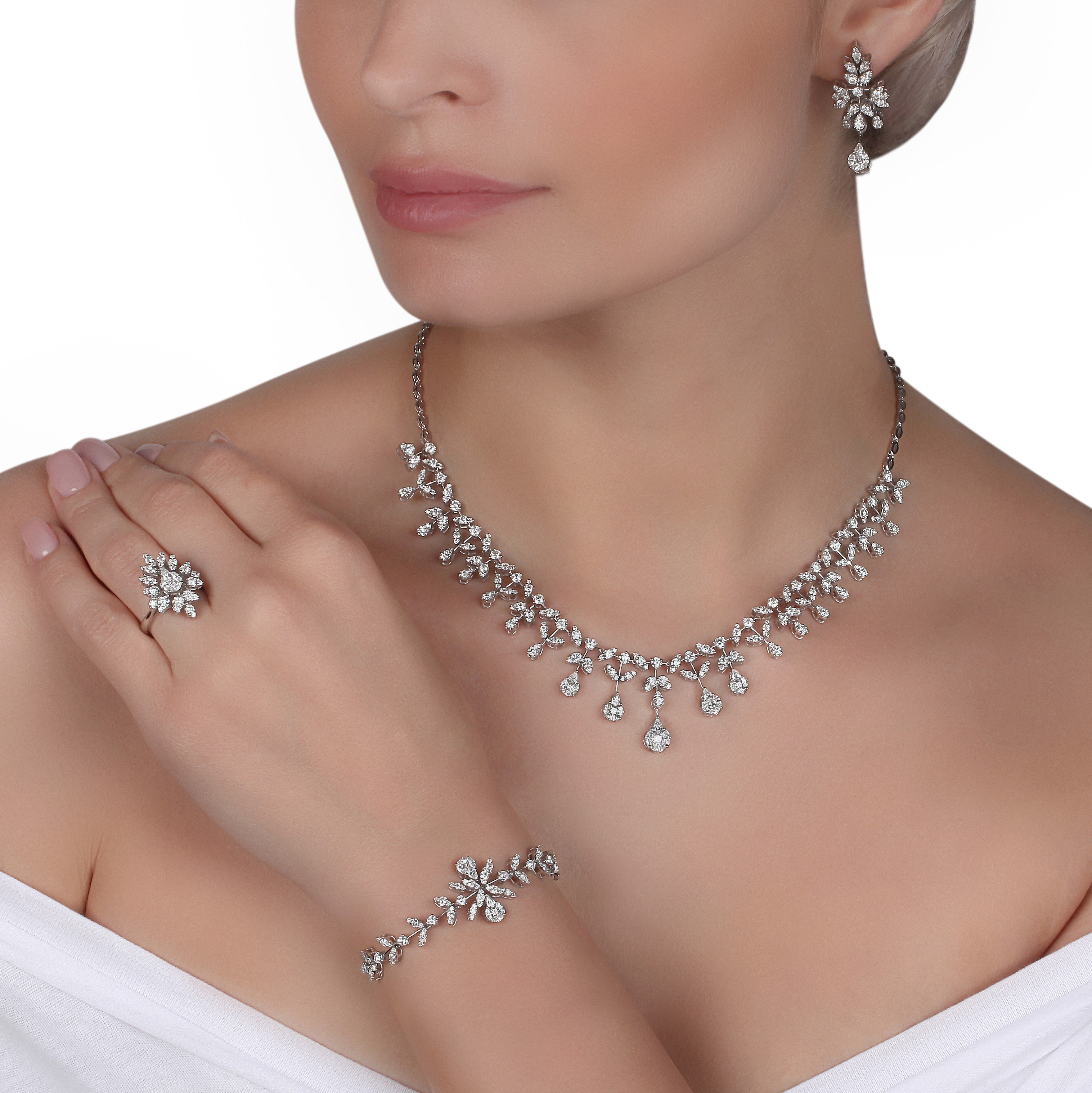 Marquise Drops Diamond Earrings | Online Earrings