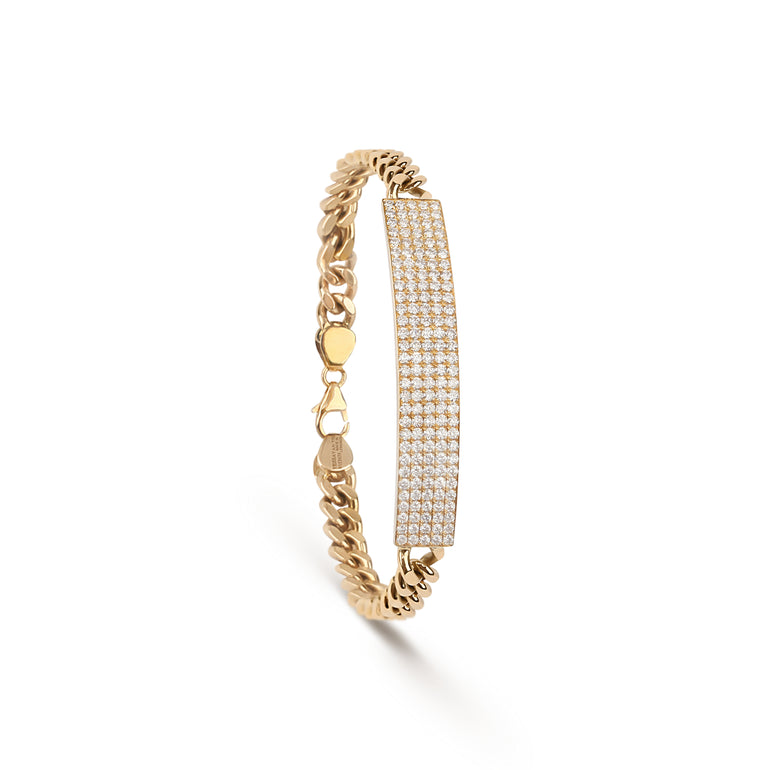  ID Cuban Link Diamond Bracelet | Jewellery store 