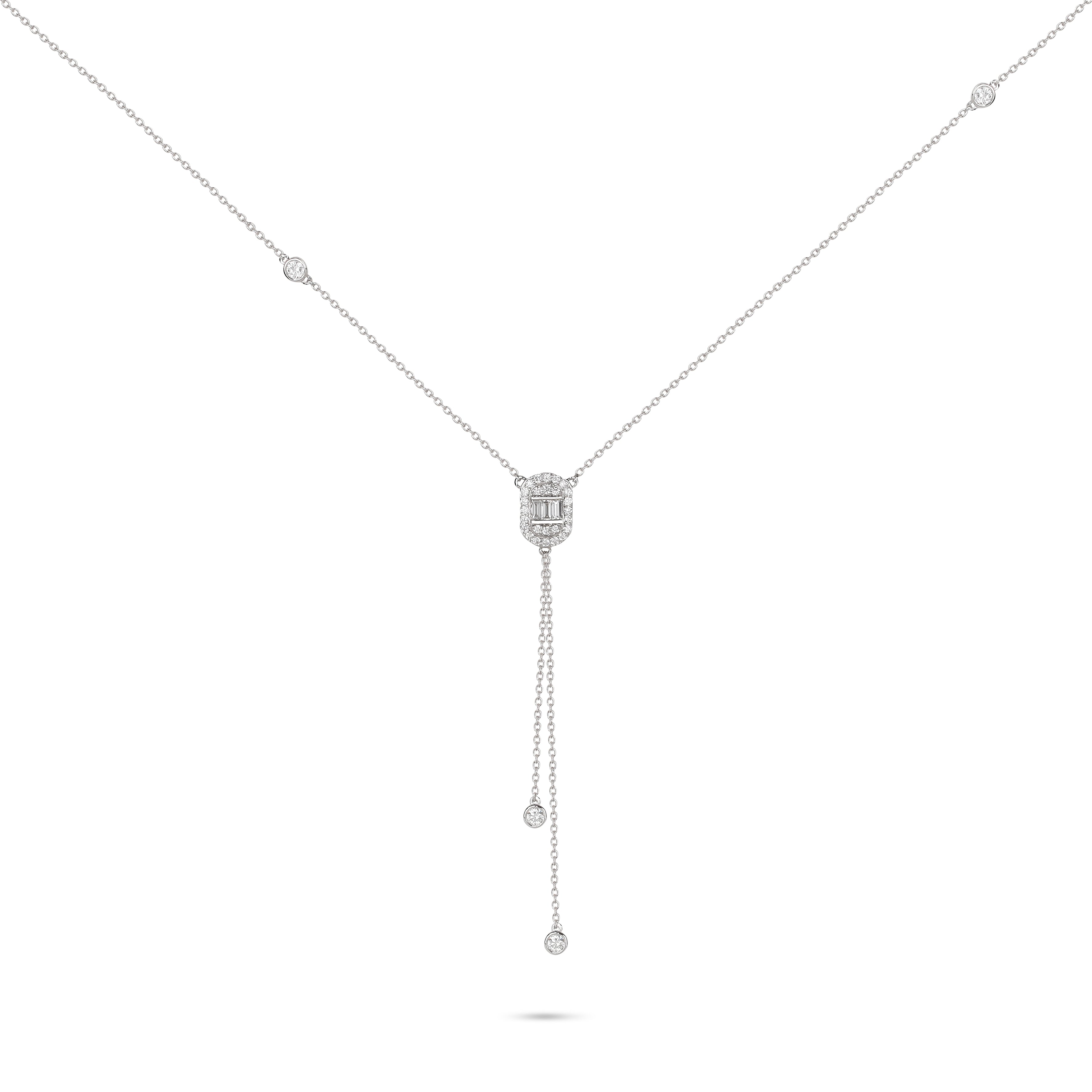 Best white online gold necklaces