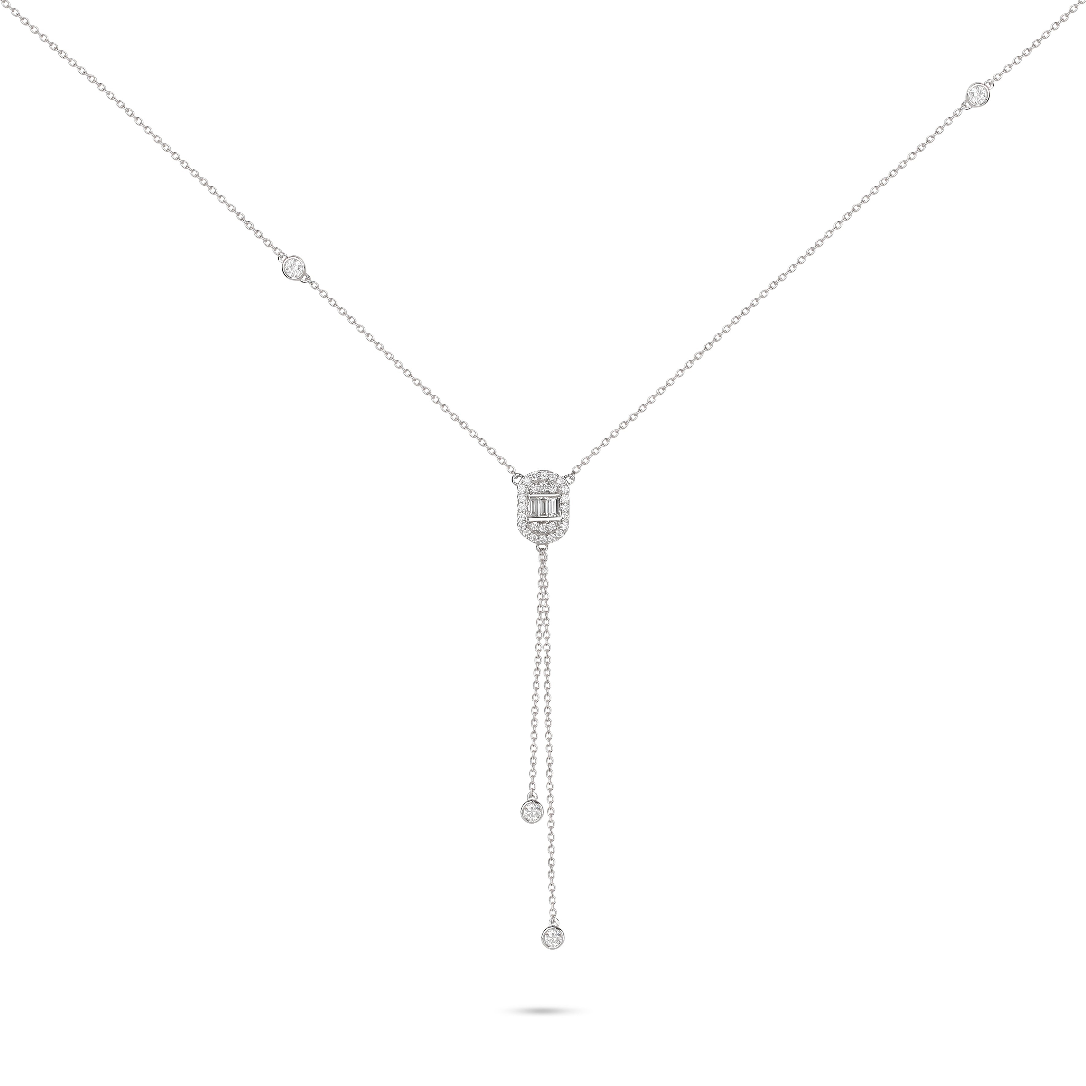 Diamond Lavalier Necklace | Diamond Necklace | Best Necklace Design