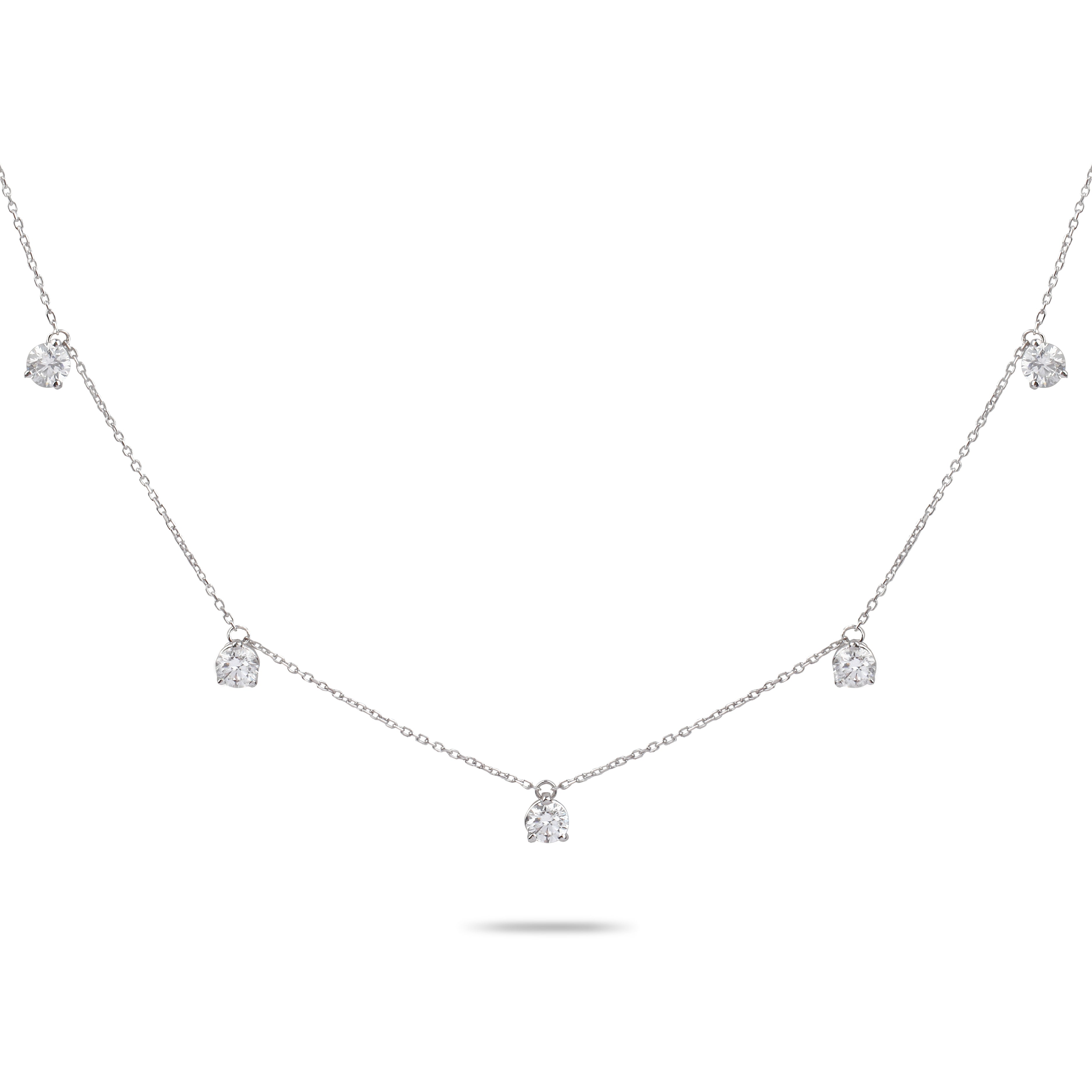 Diamond Charm Necklace | Diamond Necklace | Jewellery Design