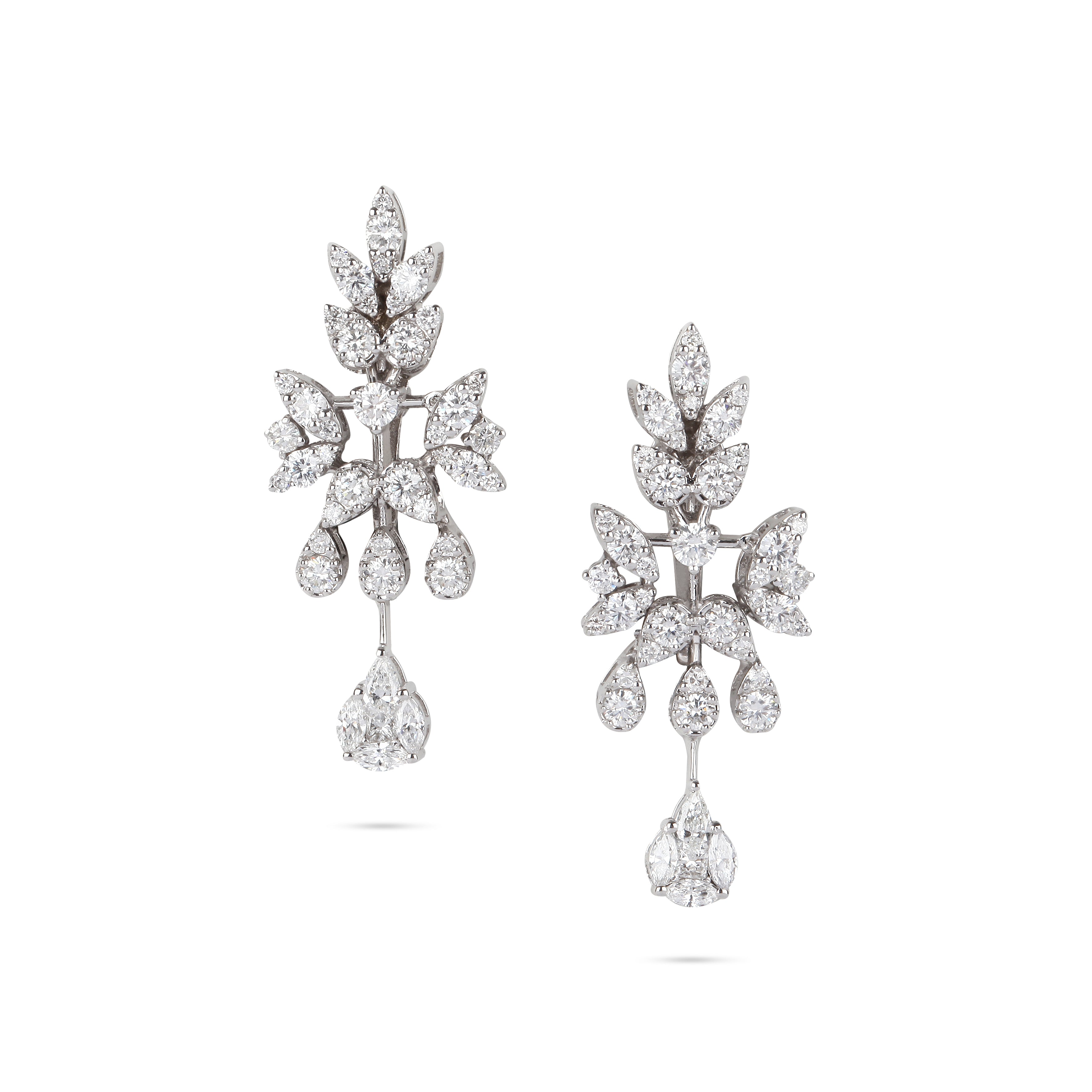 Marquise Drops Diamond Earrings | Order earrings online 