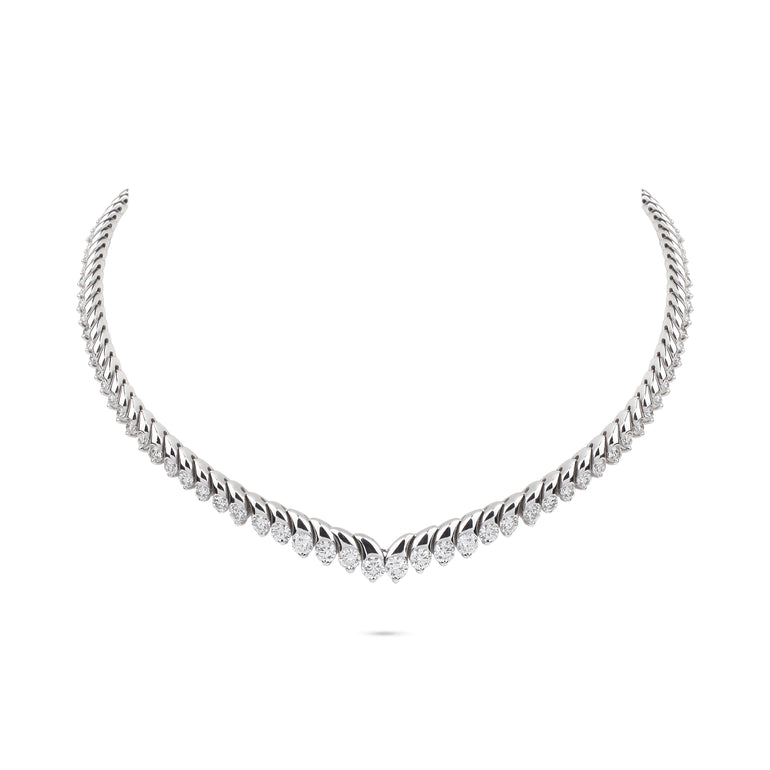 Diamond Tennis Collar Necklace | Buy Diamond Jewellery Online