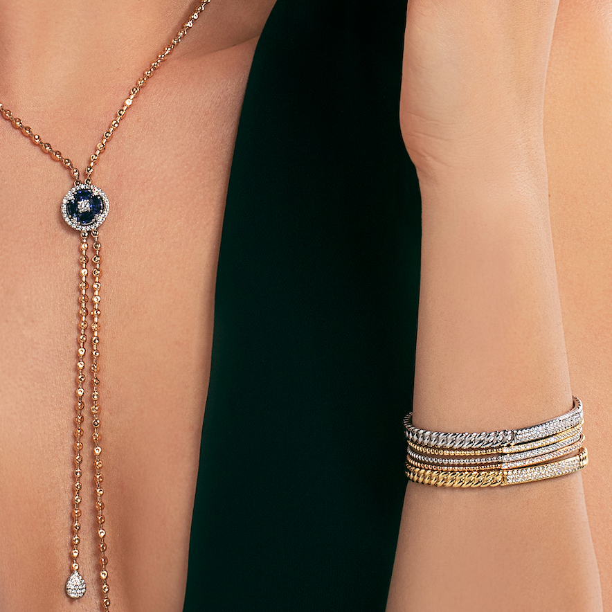 Braided Diamond Cuff | Bracelet Design | Best Jewellery Online