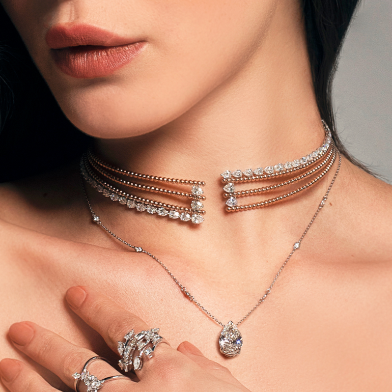 HRD Certified Solitaire Diamond Pendant Necklace | Diamond Necklace | Jewellery Store