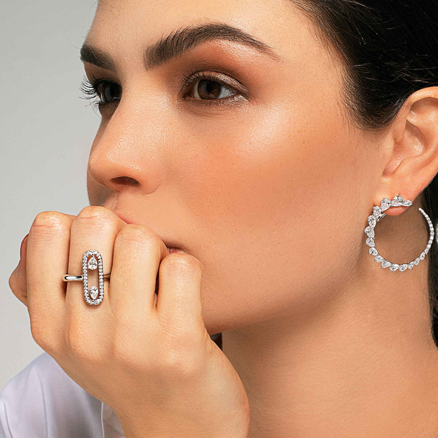 Diamond Slider Ring | Top Jewellery Website | Buy Rings Online