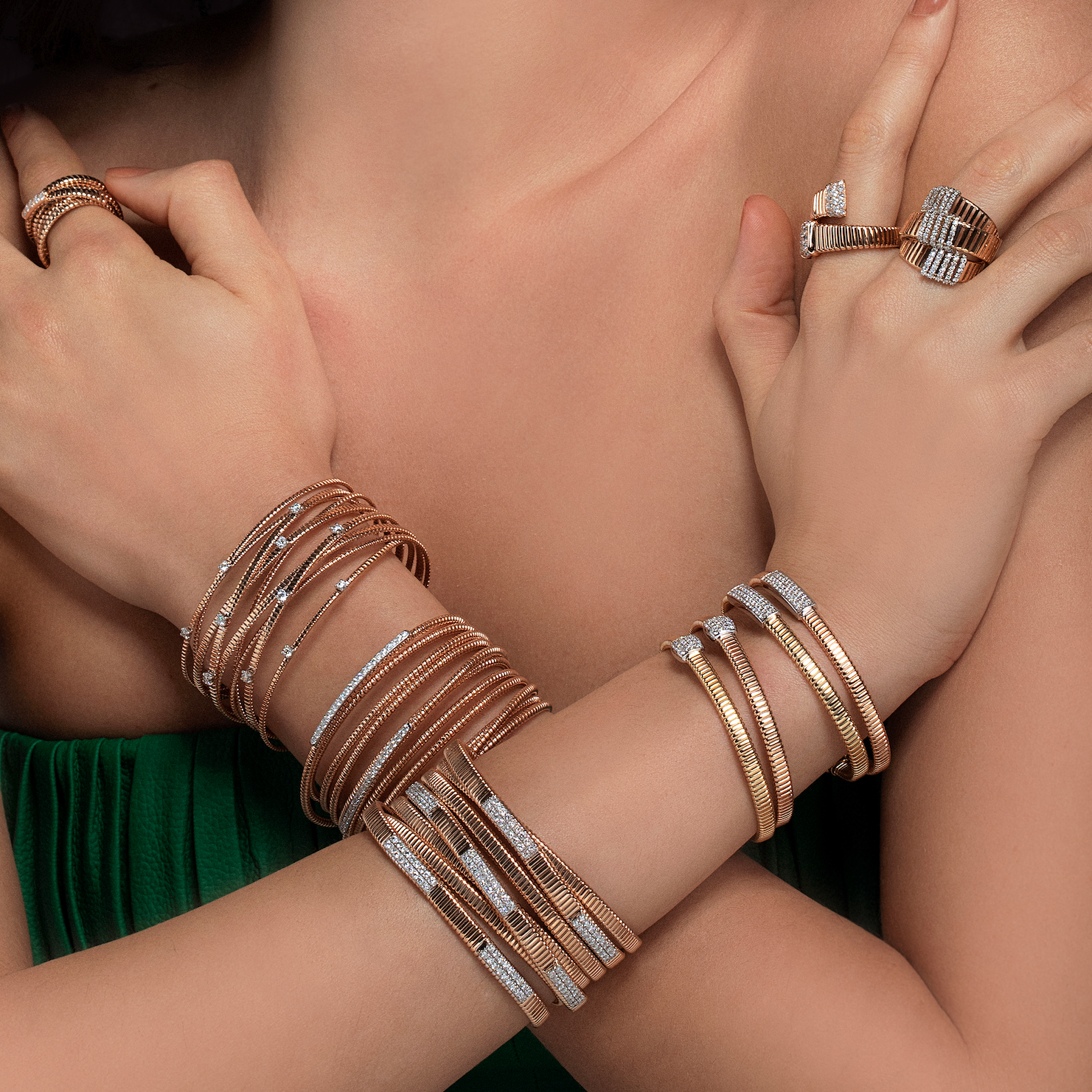 Stacked Diamond Bracelet | Bracelet Design | Best Jewellery Online