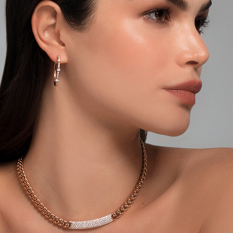 Diamond Bar Cuban Chain Necklace | Diamond Necklace | Best Jewellery Stores